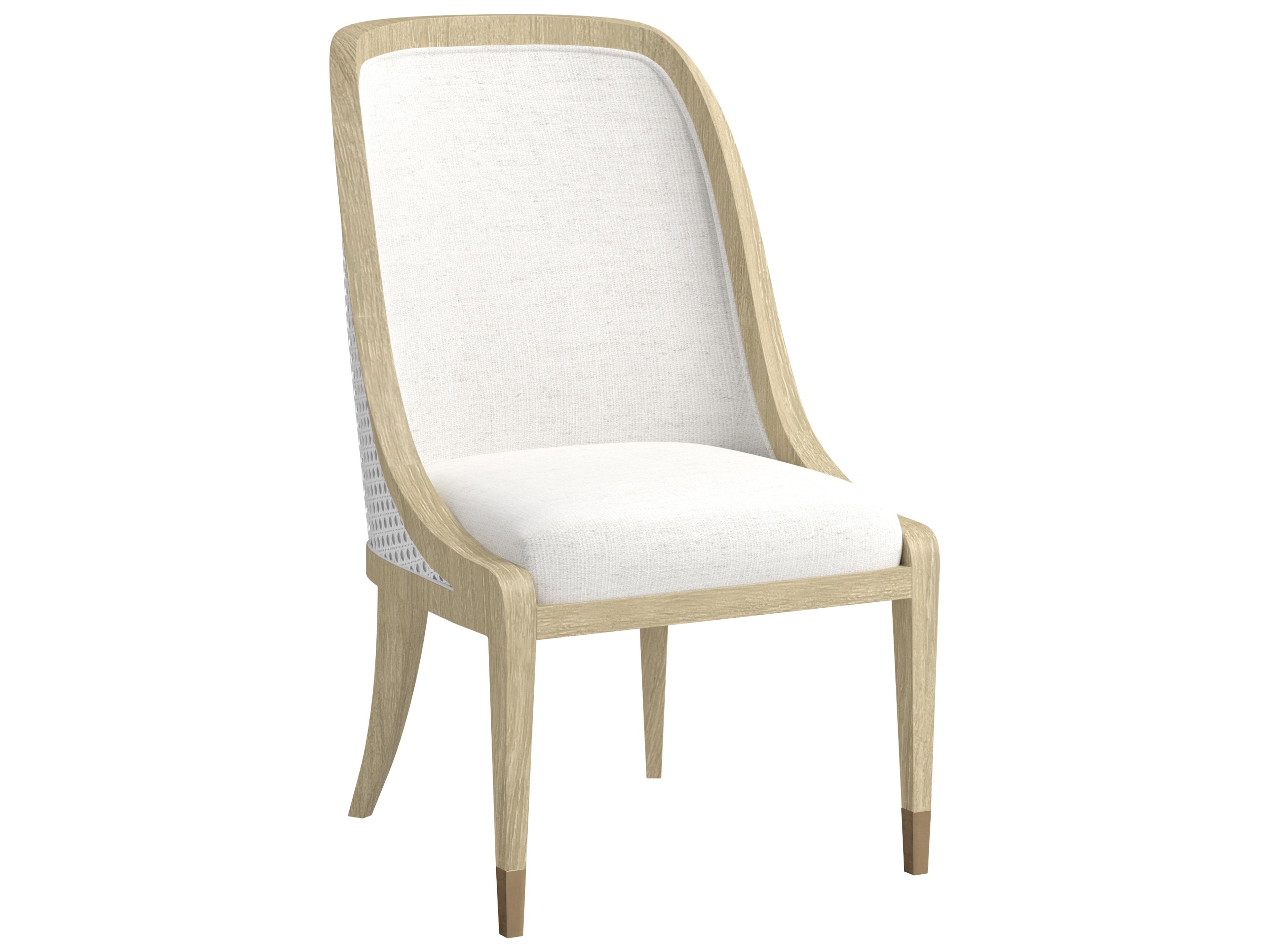 A.R.T. Furniture Eave Sundrenched Oak Wood Natural Upholstered Armless Dining Chair