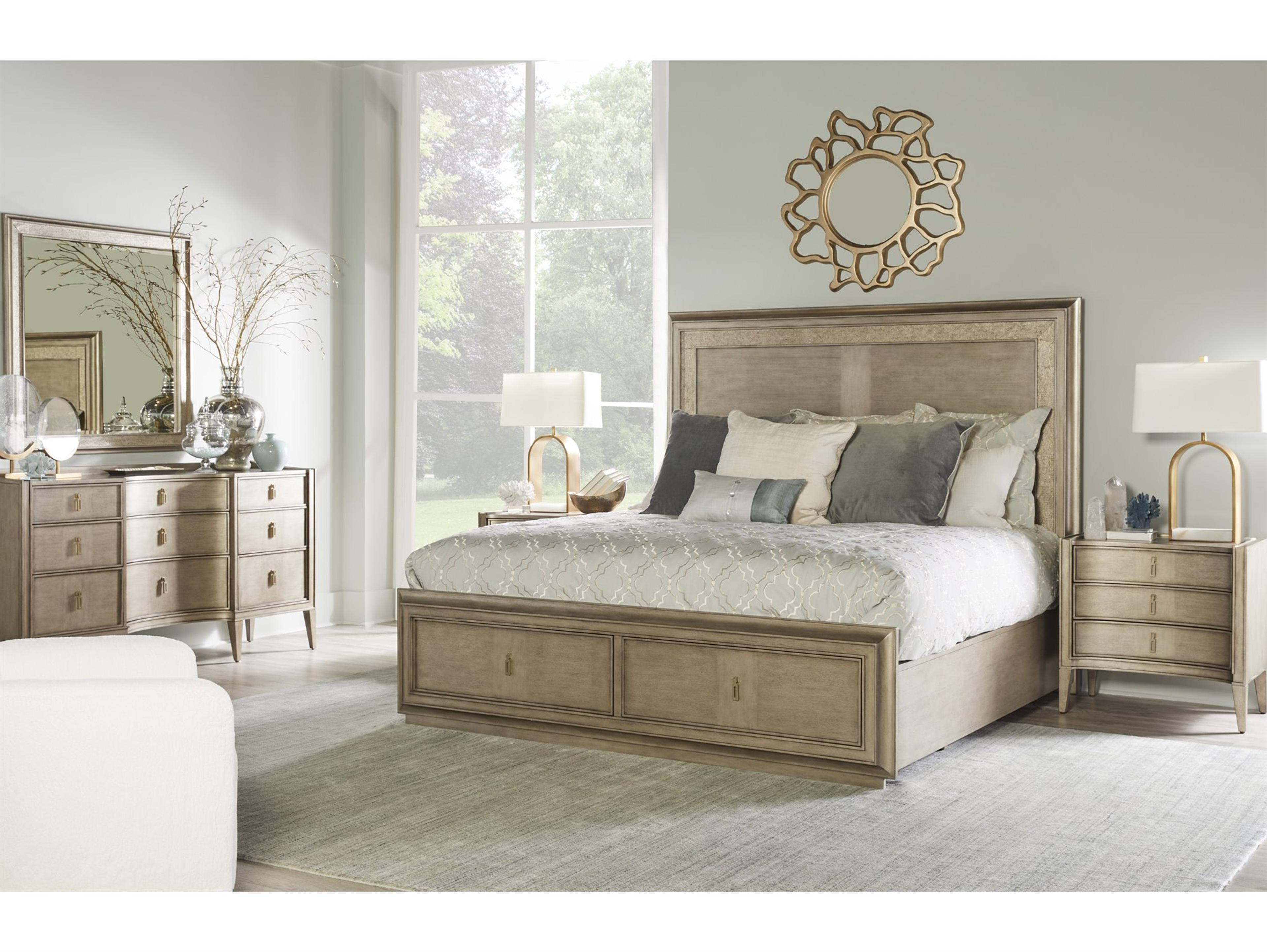 A.R.T Furniture Cove Light Brown Wood Bedroom Set