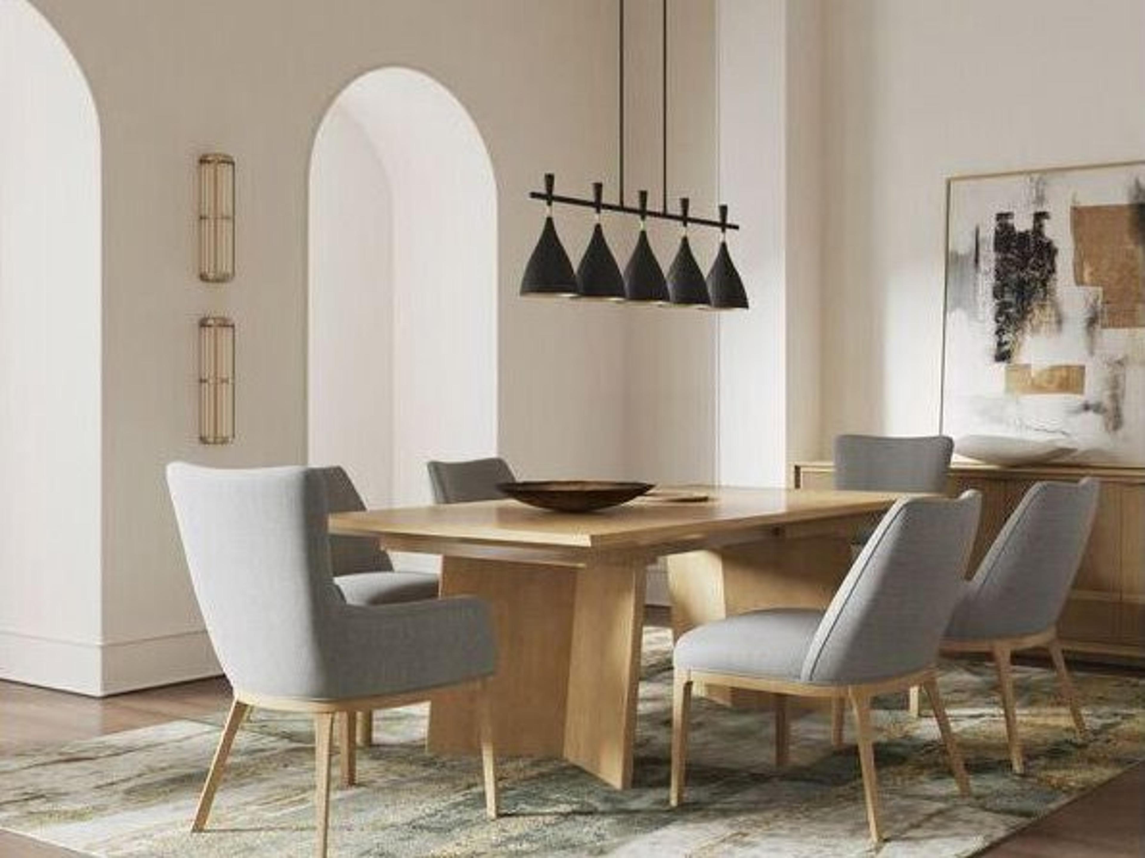 A.R.T Furniture Loft Light Wood Poplar Wood Dining Room Set