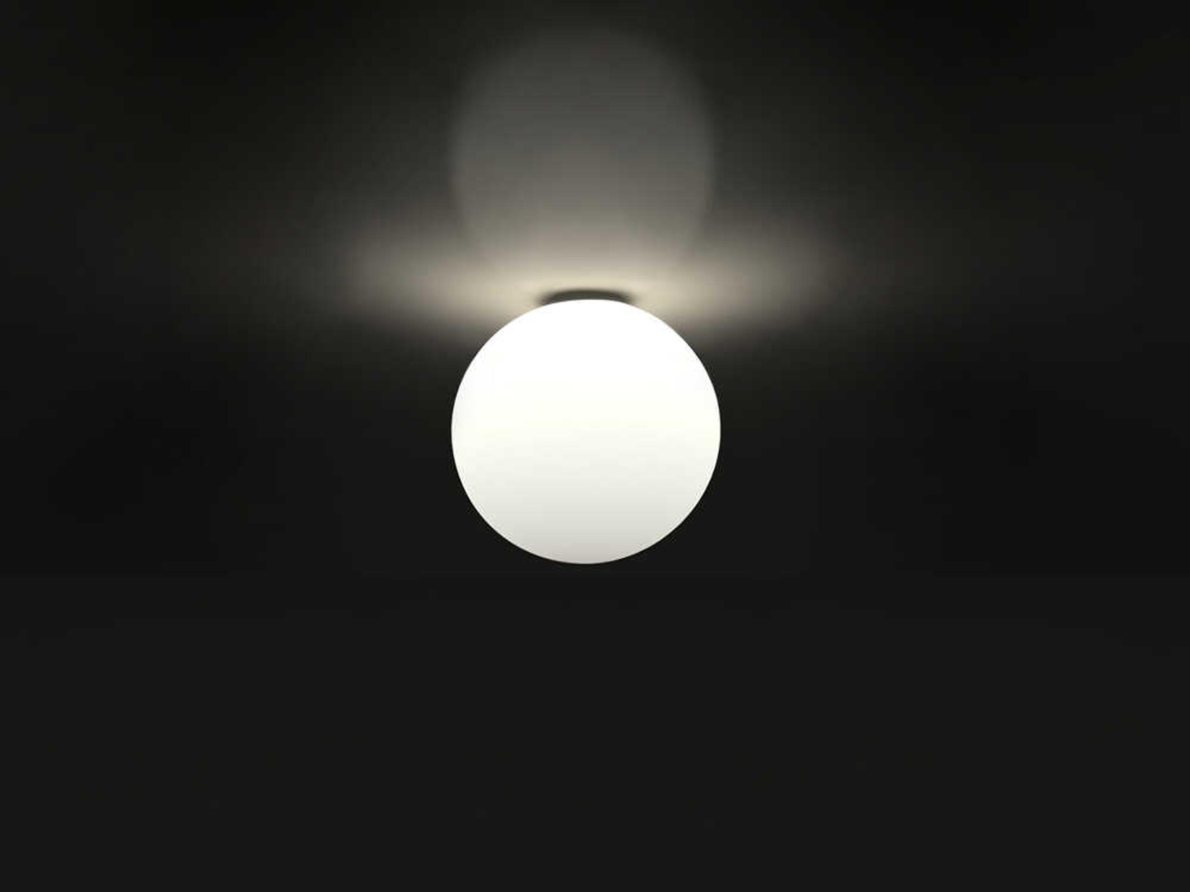 Artemide Dioscuri White Globe Flush Mount