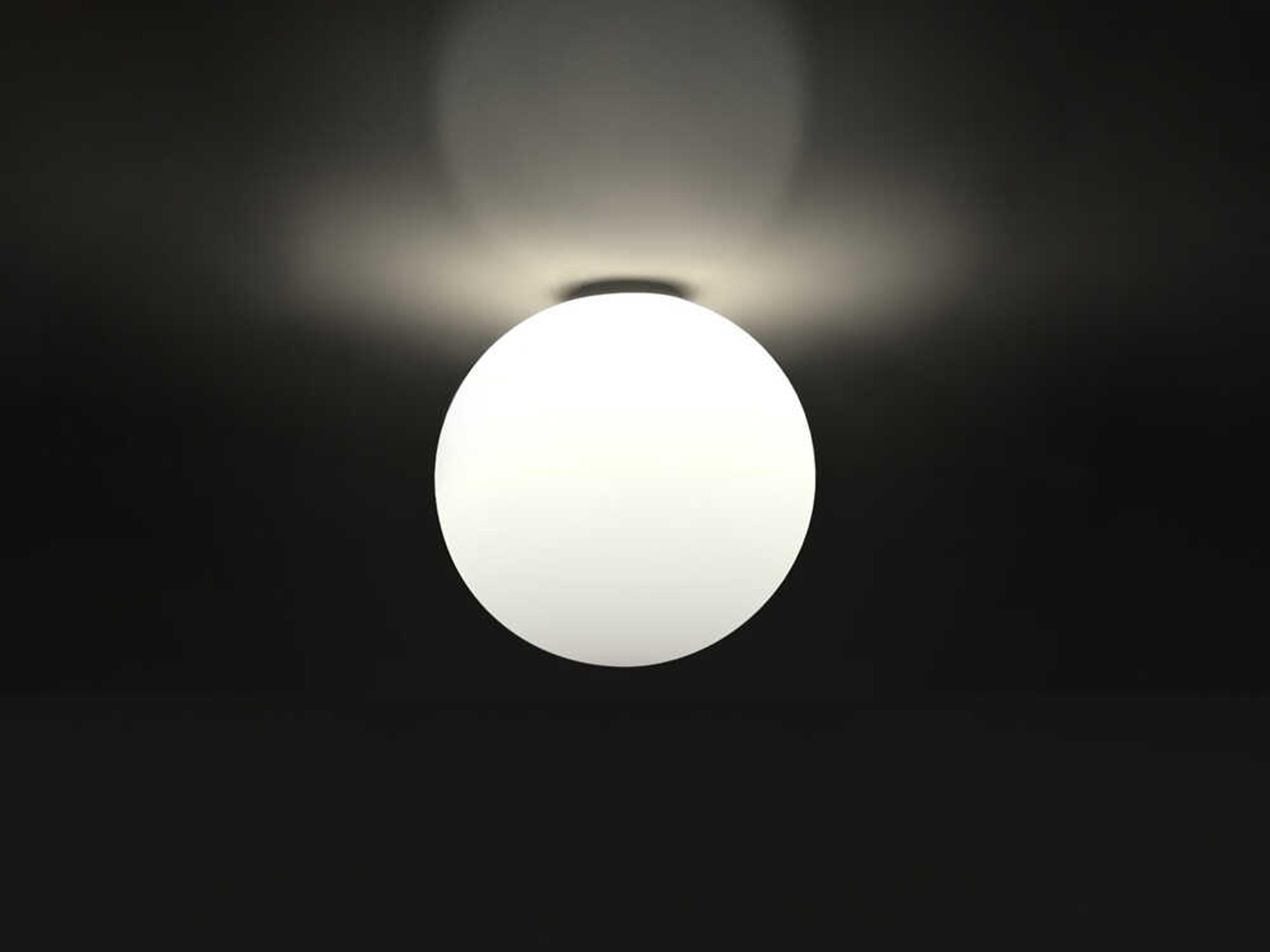 Artemide Dioscuri White Globe Flush Mount