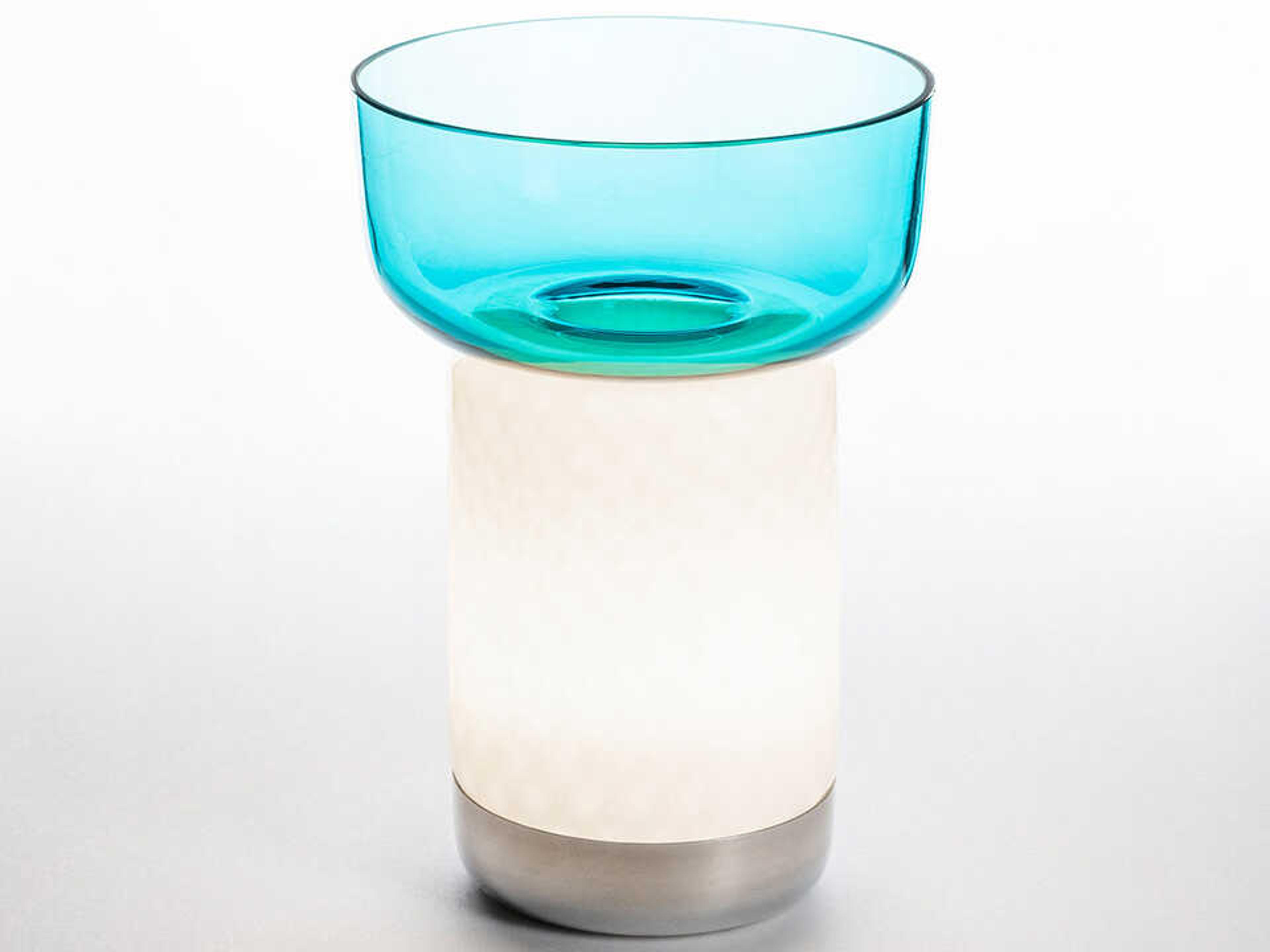 Artemide Bonta Turquoise Blue Table Lamp