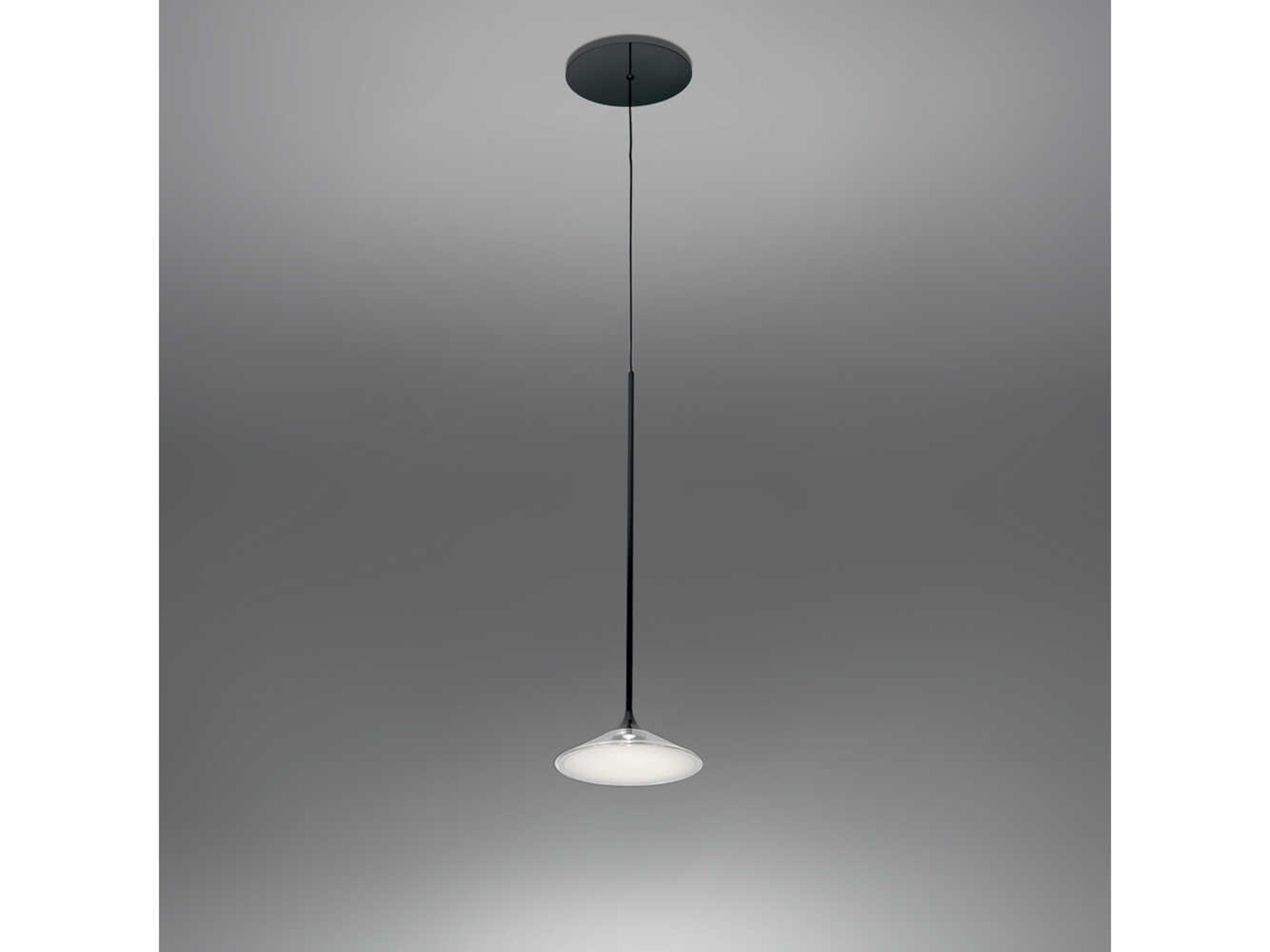 Artemide Orsa Black Round Pendant