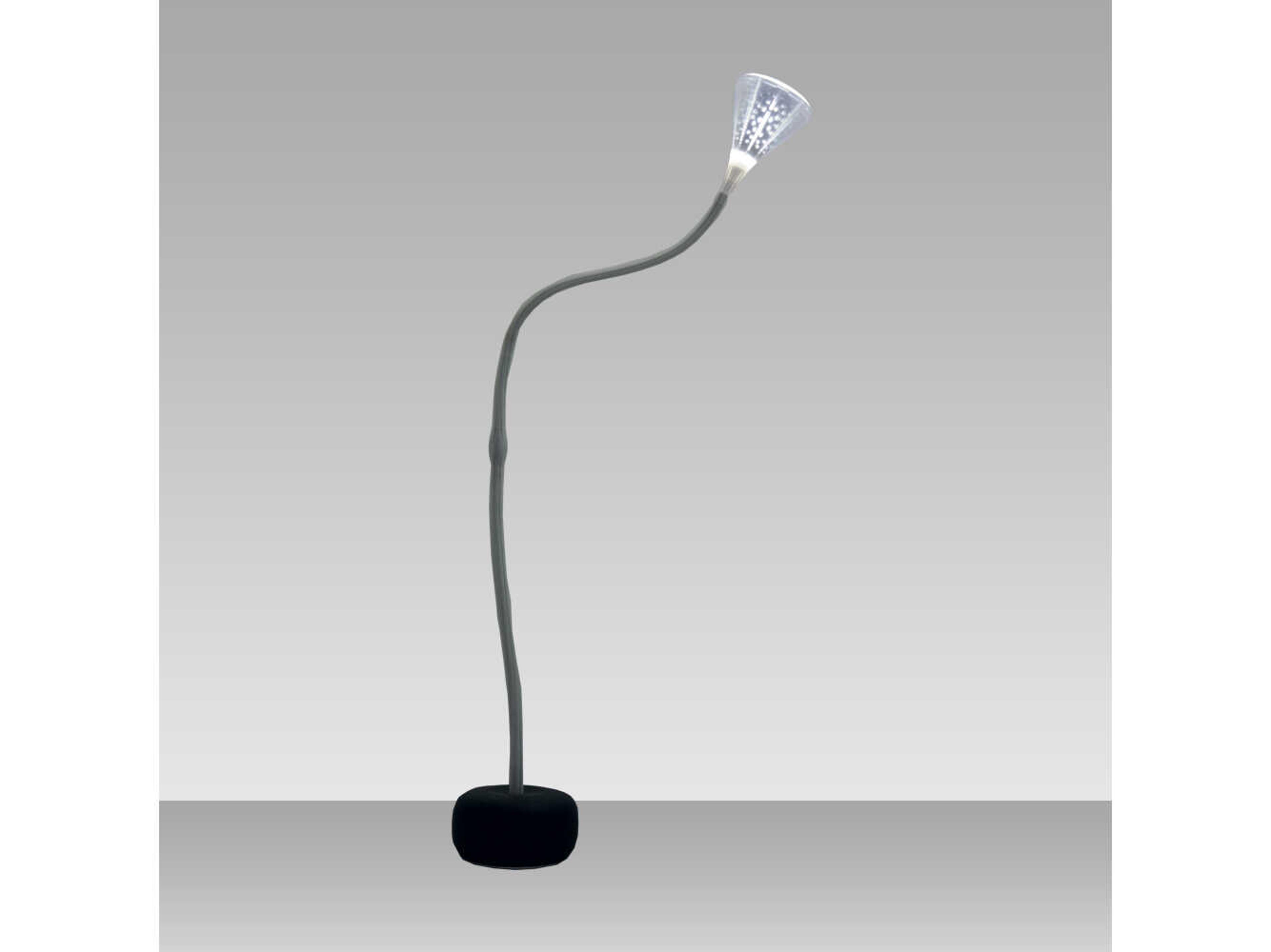 Artemide Pipe Anodized Grey Black Floor Lamp