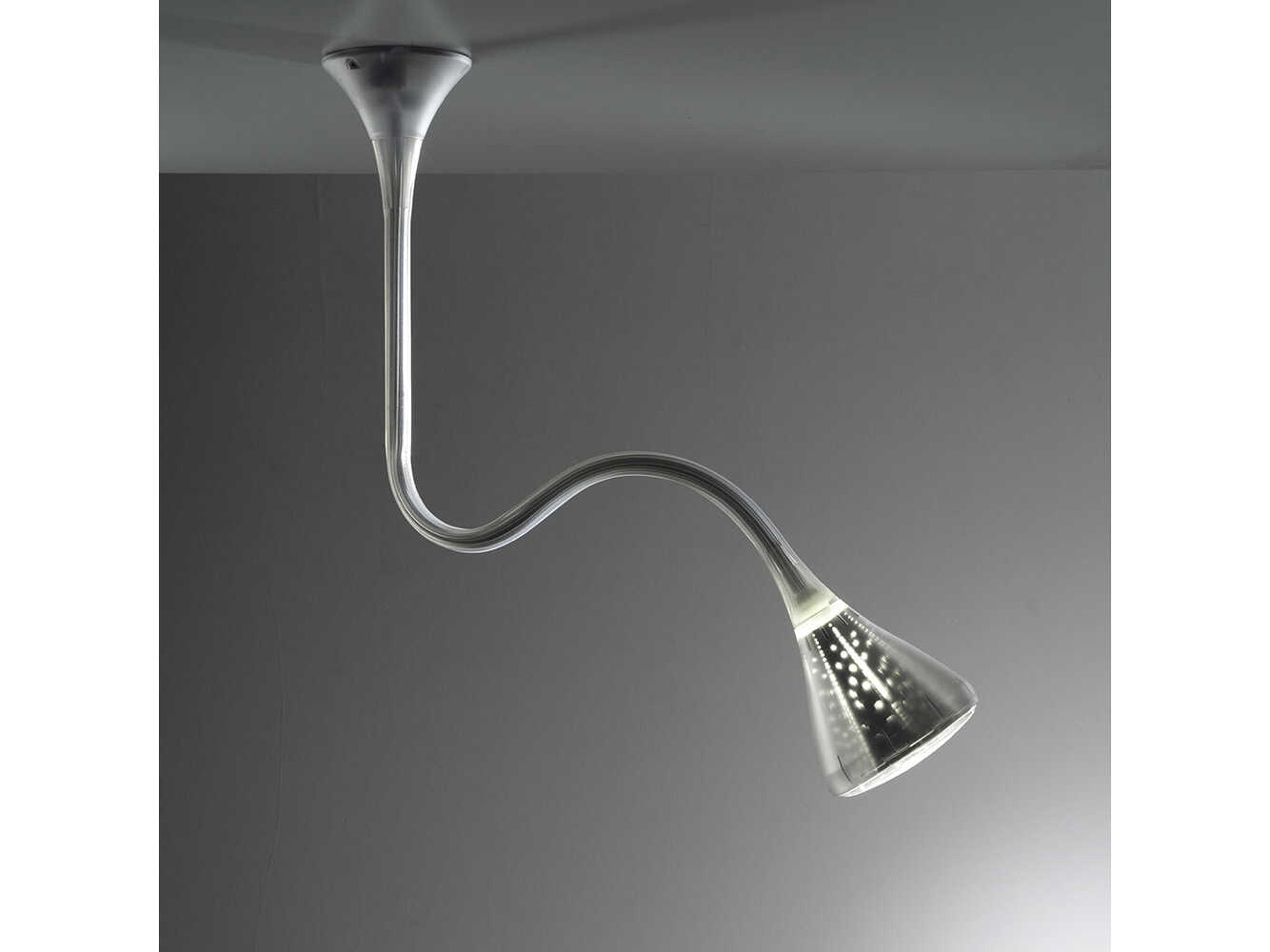 Artemide Pipe Anodized Grey Mini Pendant
