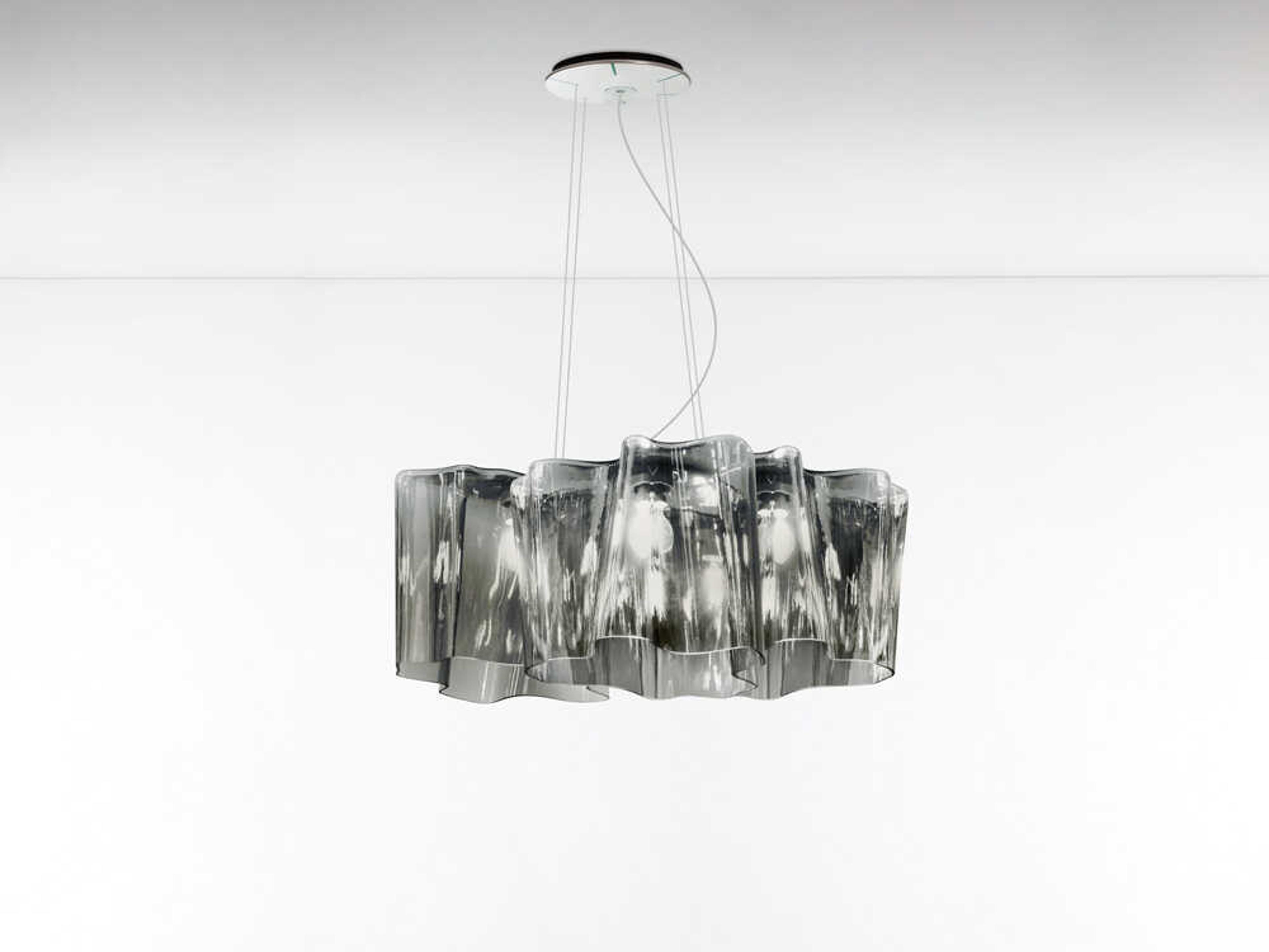 Artemide Logicao Mini 3-Light Pale Grey Island Pendant