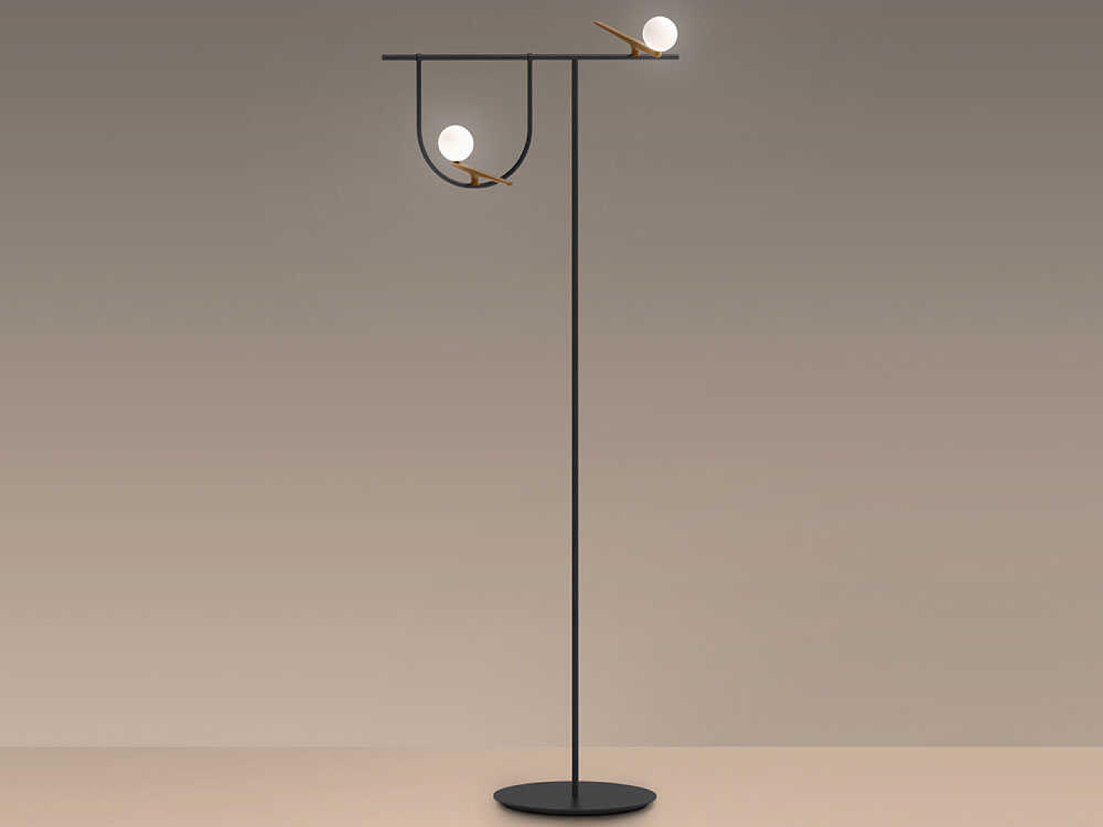 Artemide Yanzi Black Floor Lamp