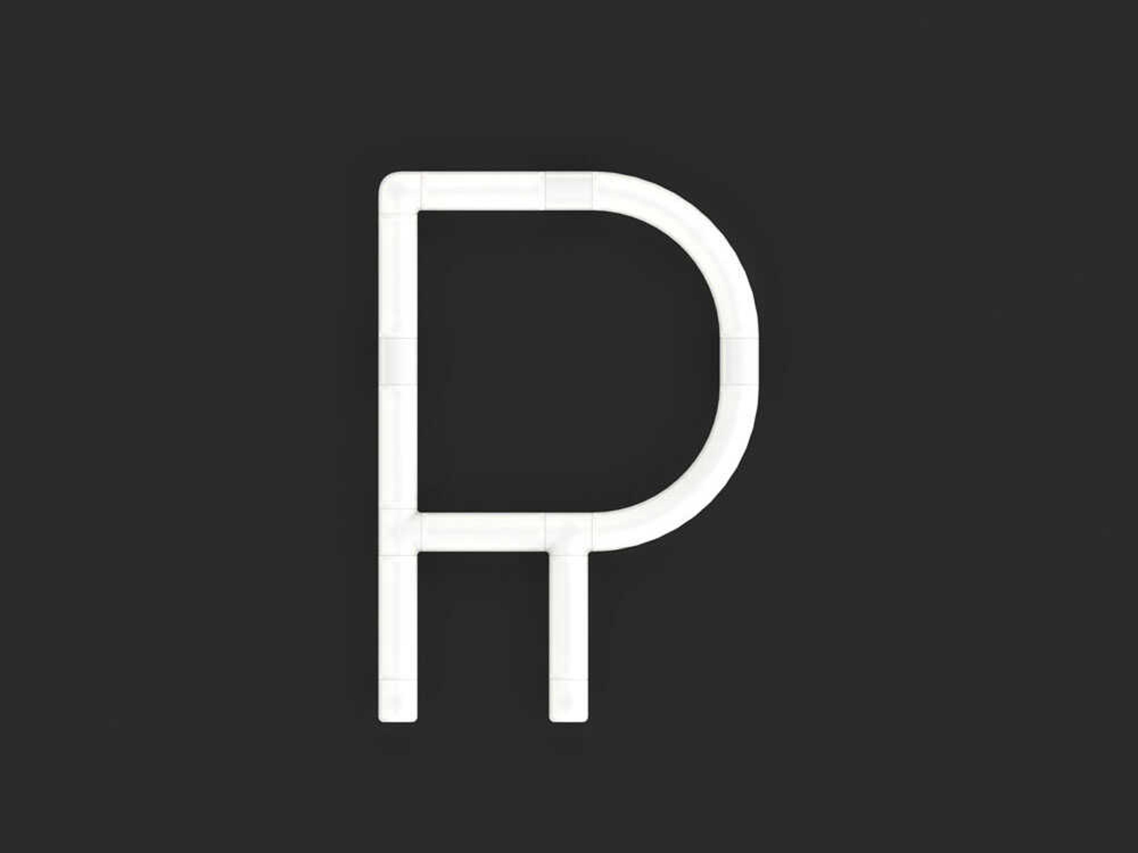 Artemide Alphabet Of Light Mini R White Wall Sconce