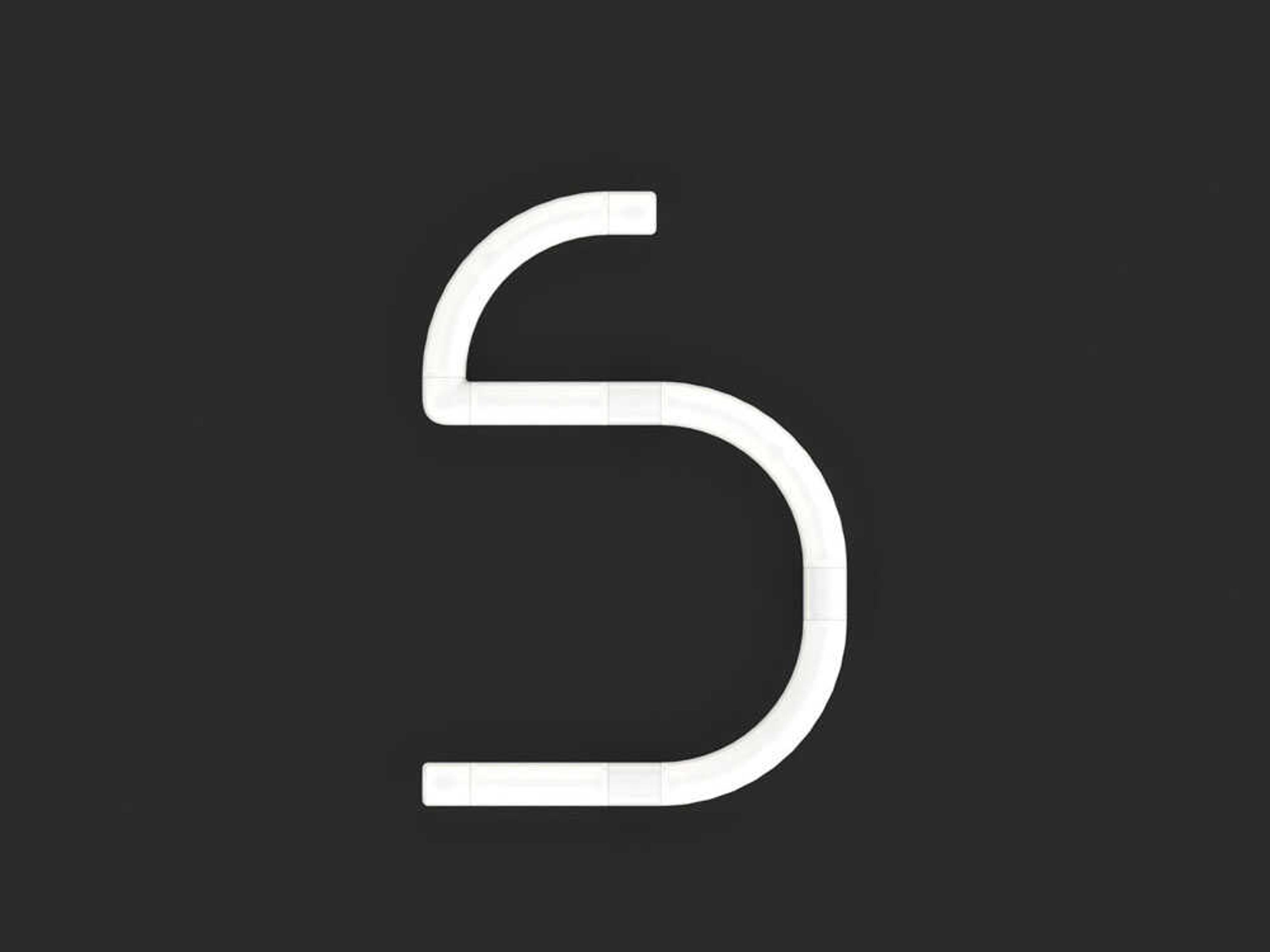 Artemide Alphabet Of Light Mini S White Wall Sconce