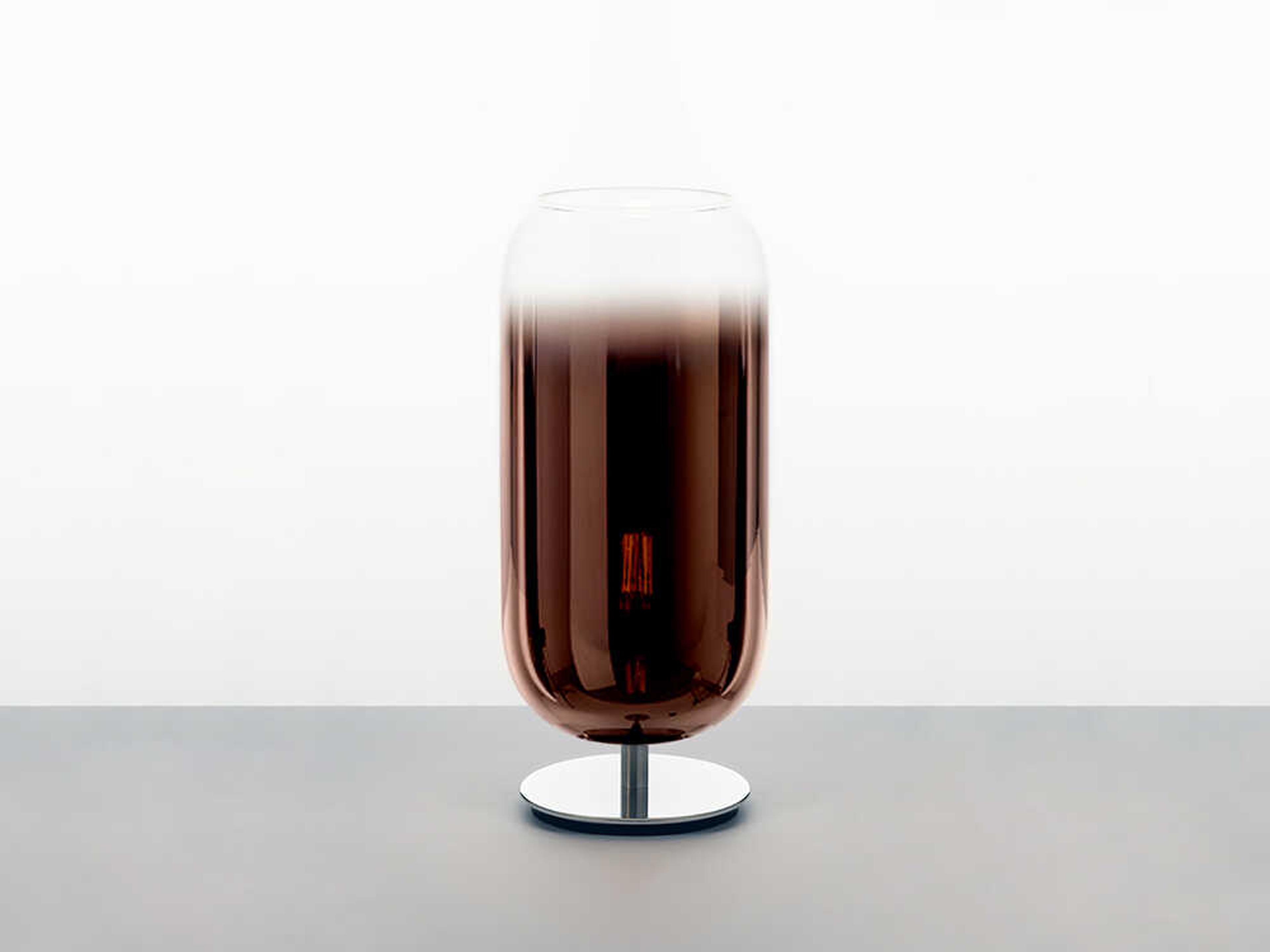 Artemide Gople Mini Copper Chrome Table Lamp