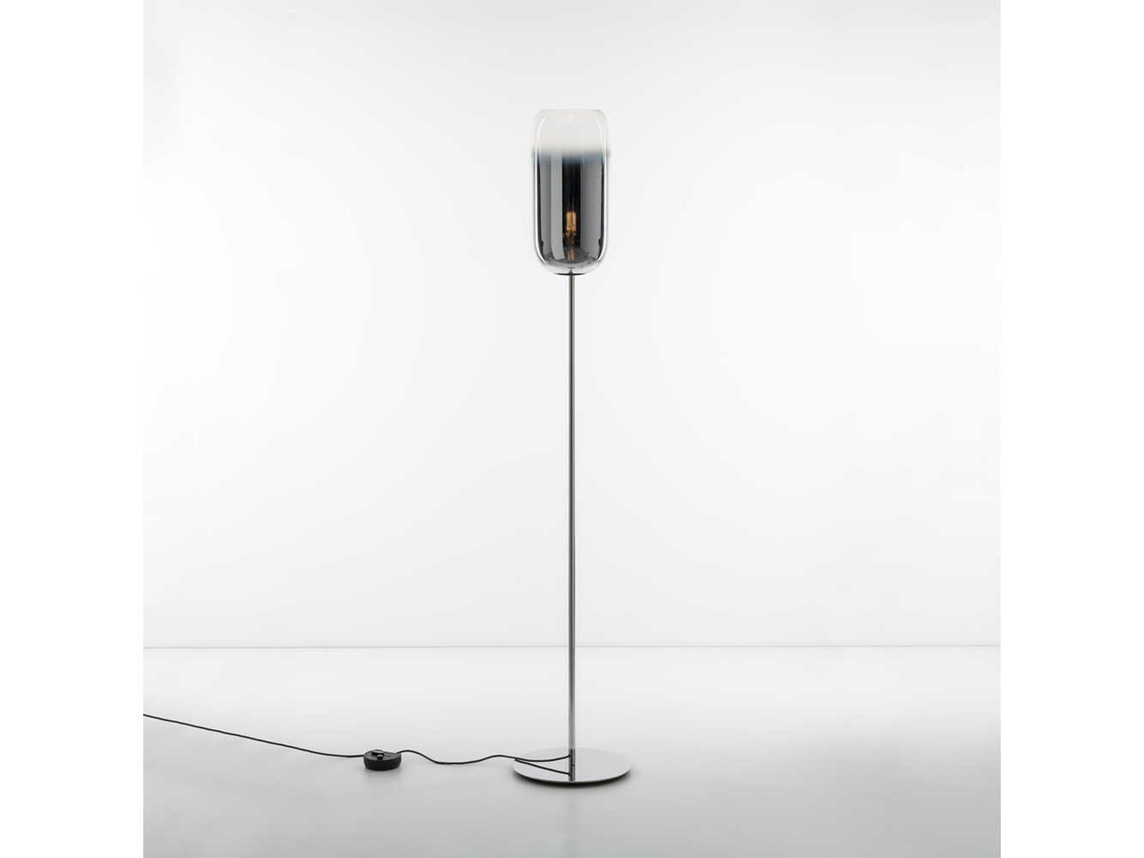 Artemide Gople Classic Silver Chrome Floor Lamp