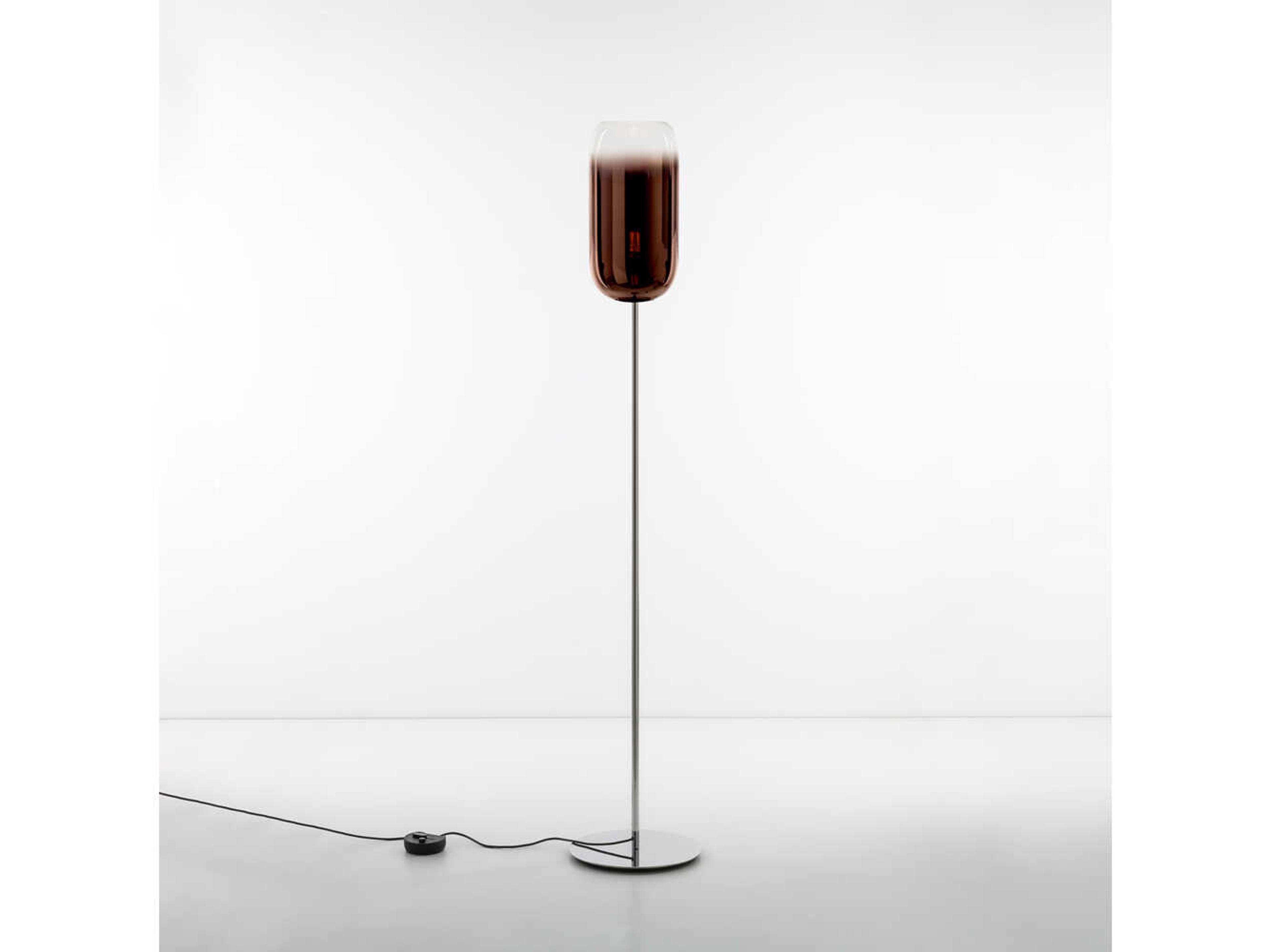 Artemide Gople Classic Copper Chrome Floor Lamp