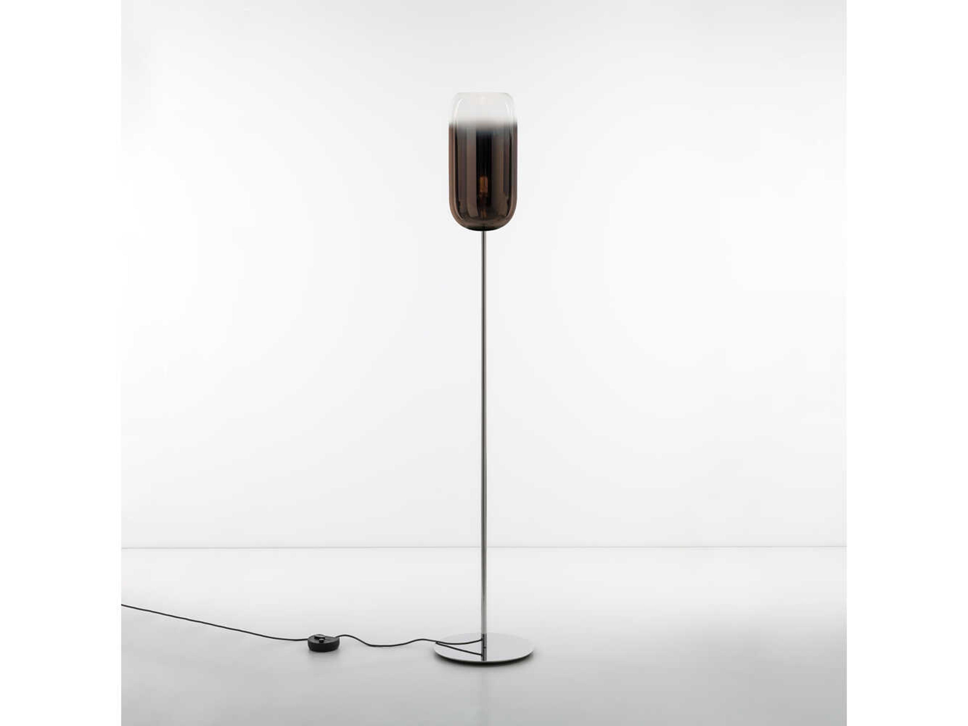 Artemide Gople Classic Bronze Chrome Floor Lamp