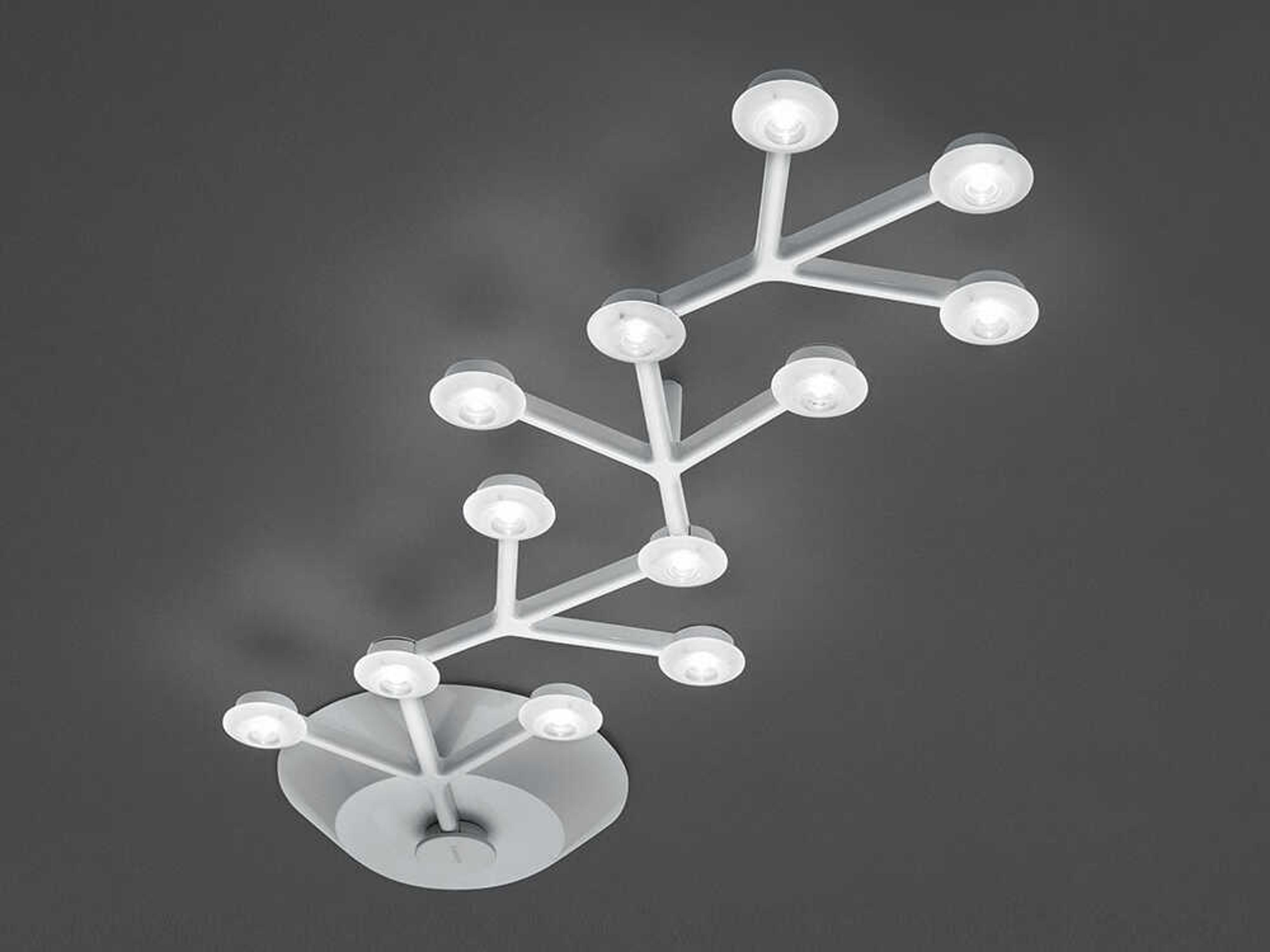 Artemide Led Net White Geometric Flush Mount