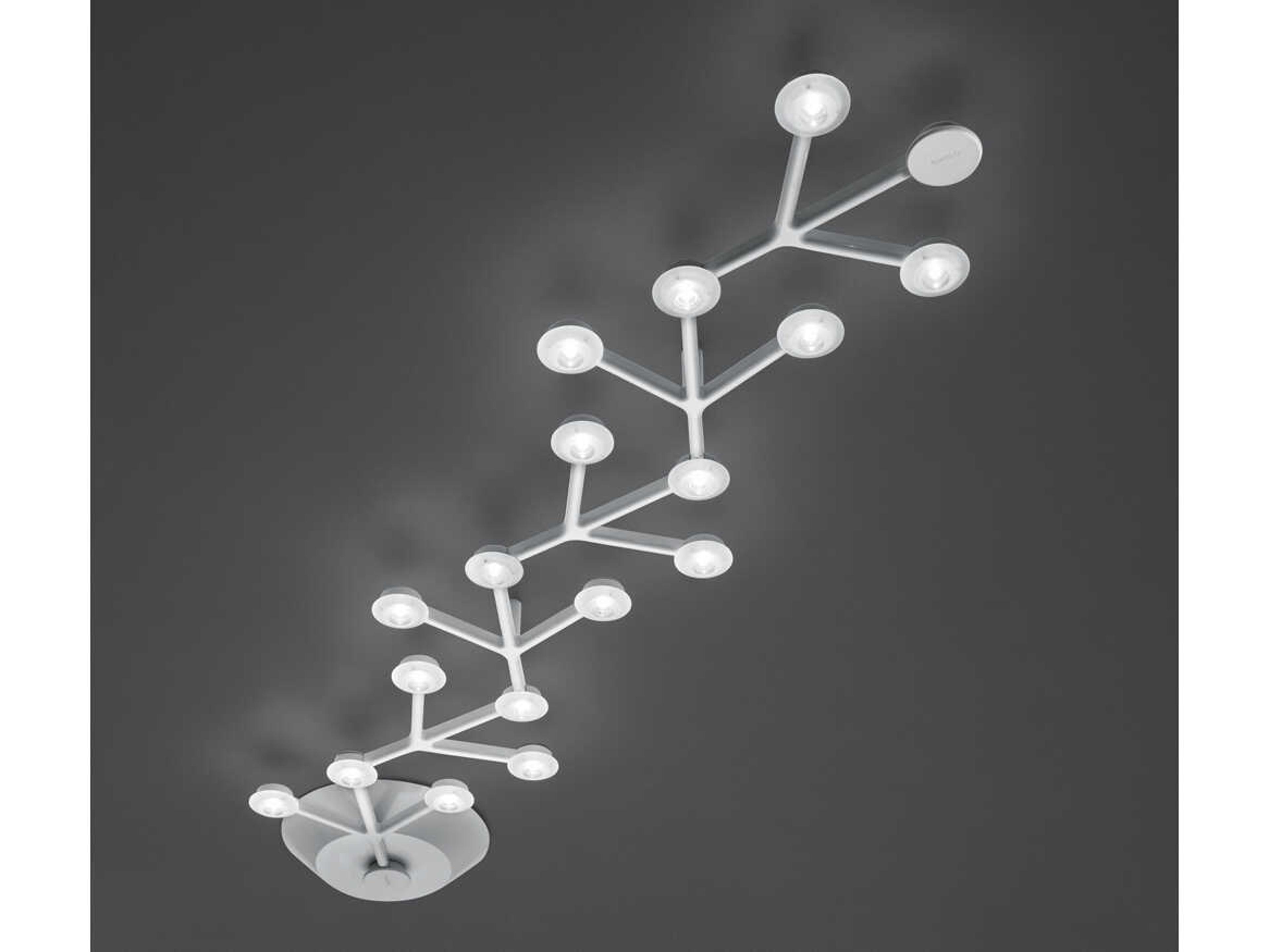 Artemide Led Net White Geometric Flush Mount