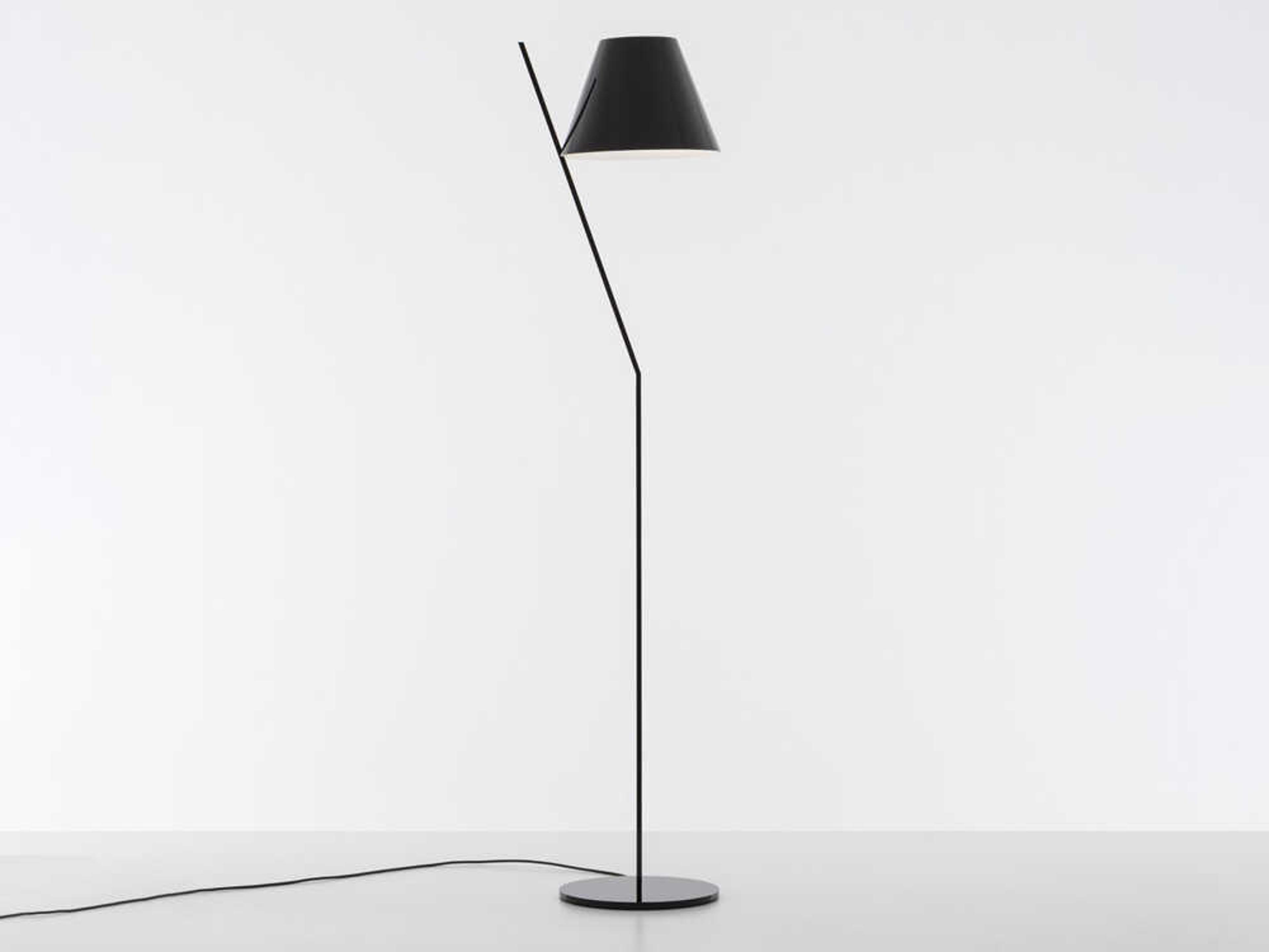 Artemide La Petite Polished Black Floor Lamp