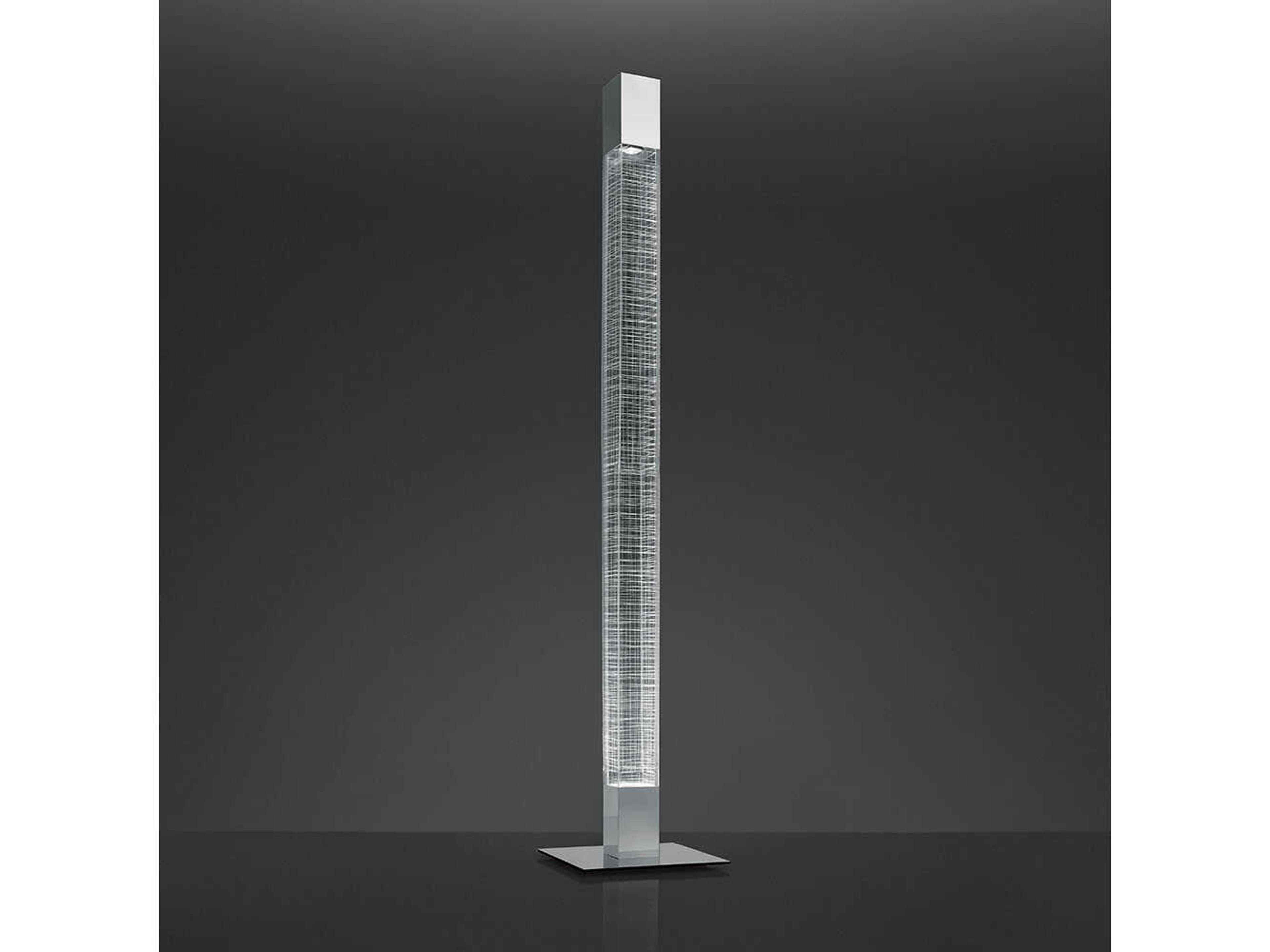 Artemide Mimesi Polished Aluminum Silver Floor Lamp
