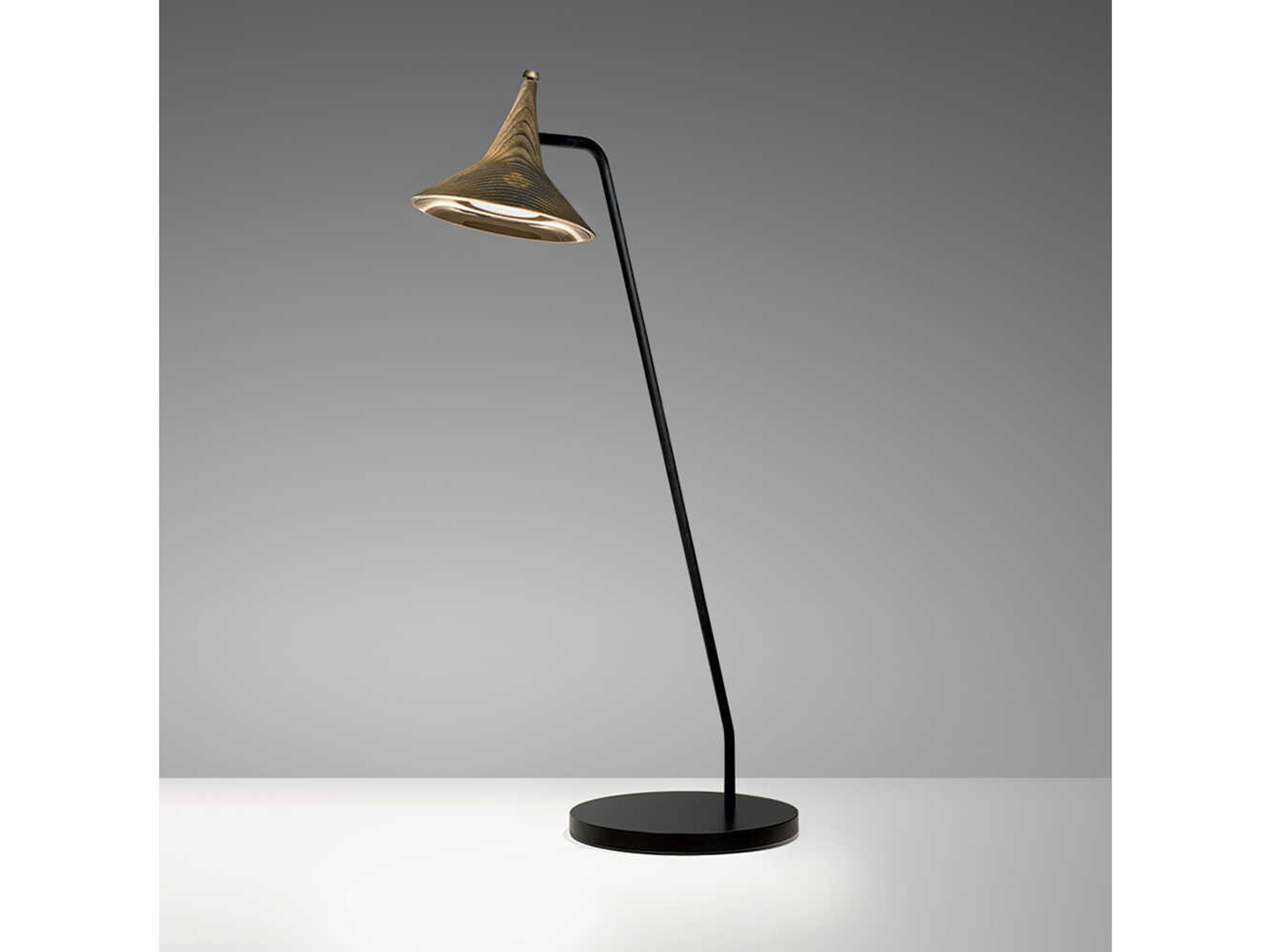 Artemide Unterlinden Bronze Black Desk Lamp