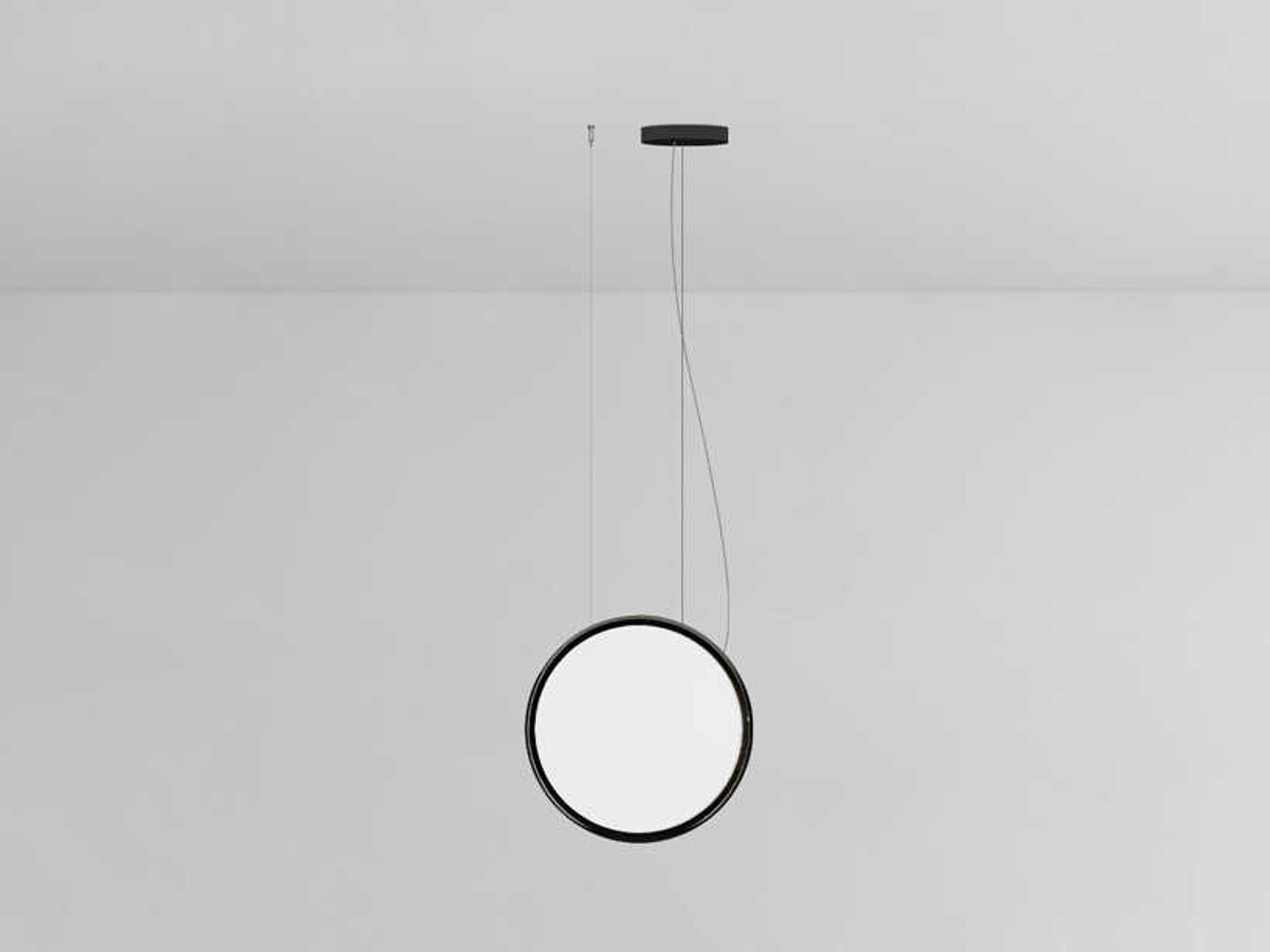 Artemide Discovery Vertical Black Round Pendant