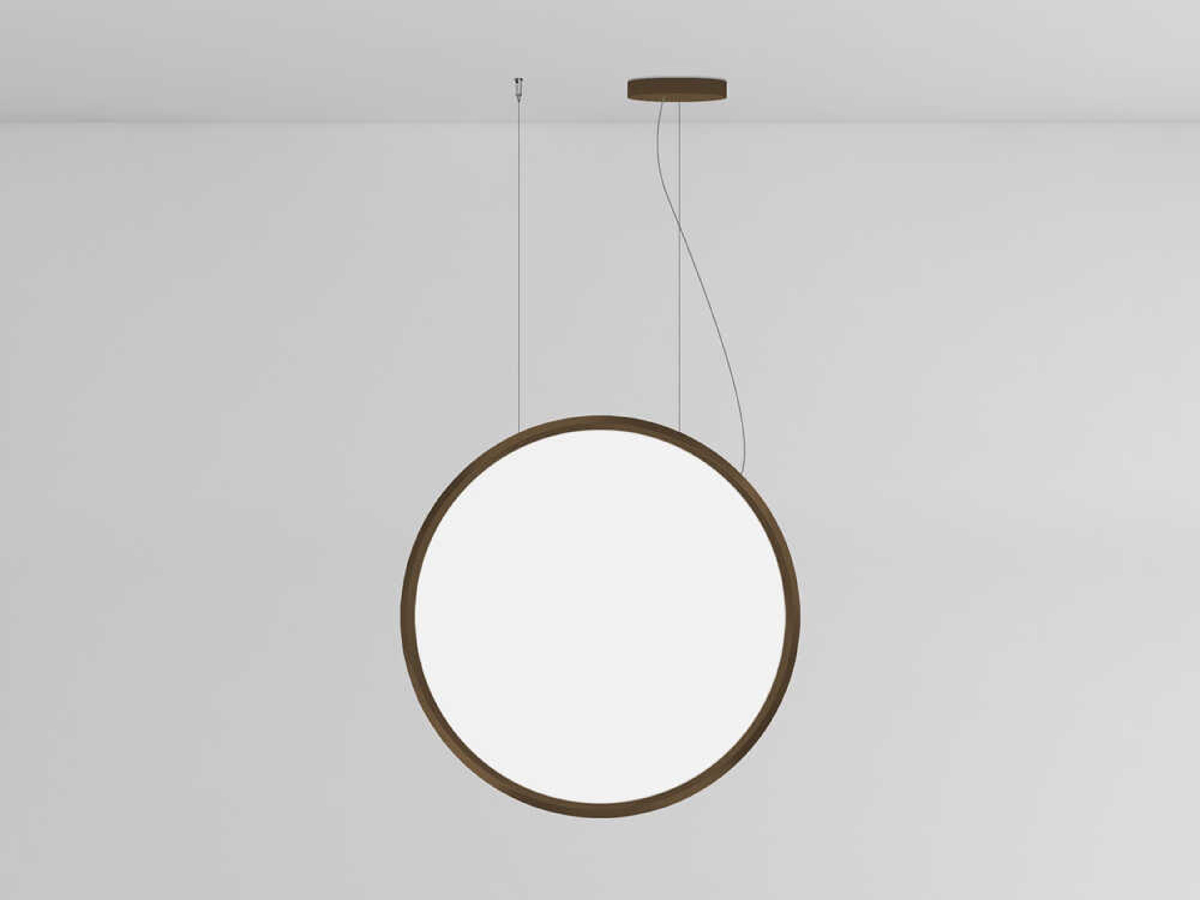 Artemide Discovery Vertical Bronze Black Round Pendant