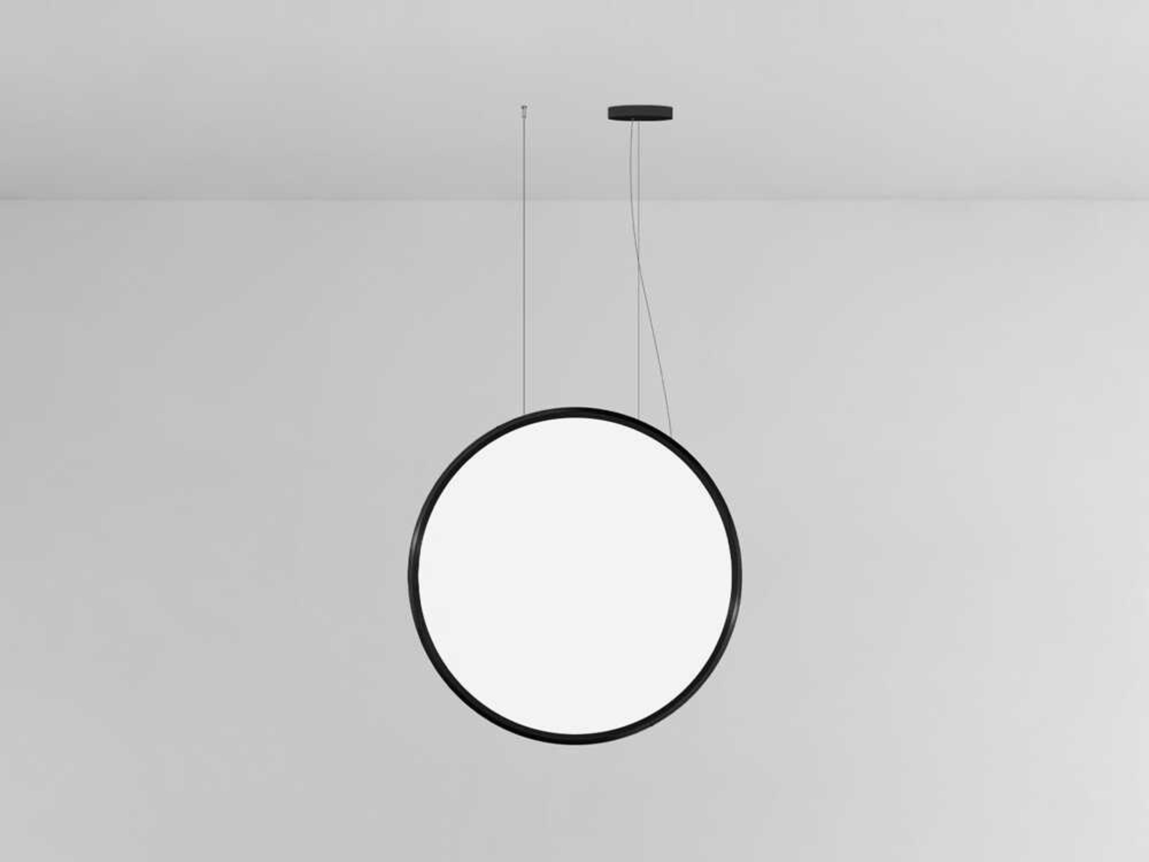 Artemide Discovery Vertical Black Round Pendant