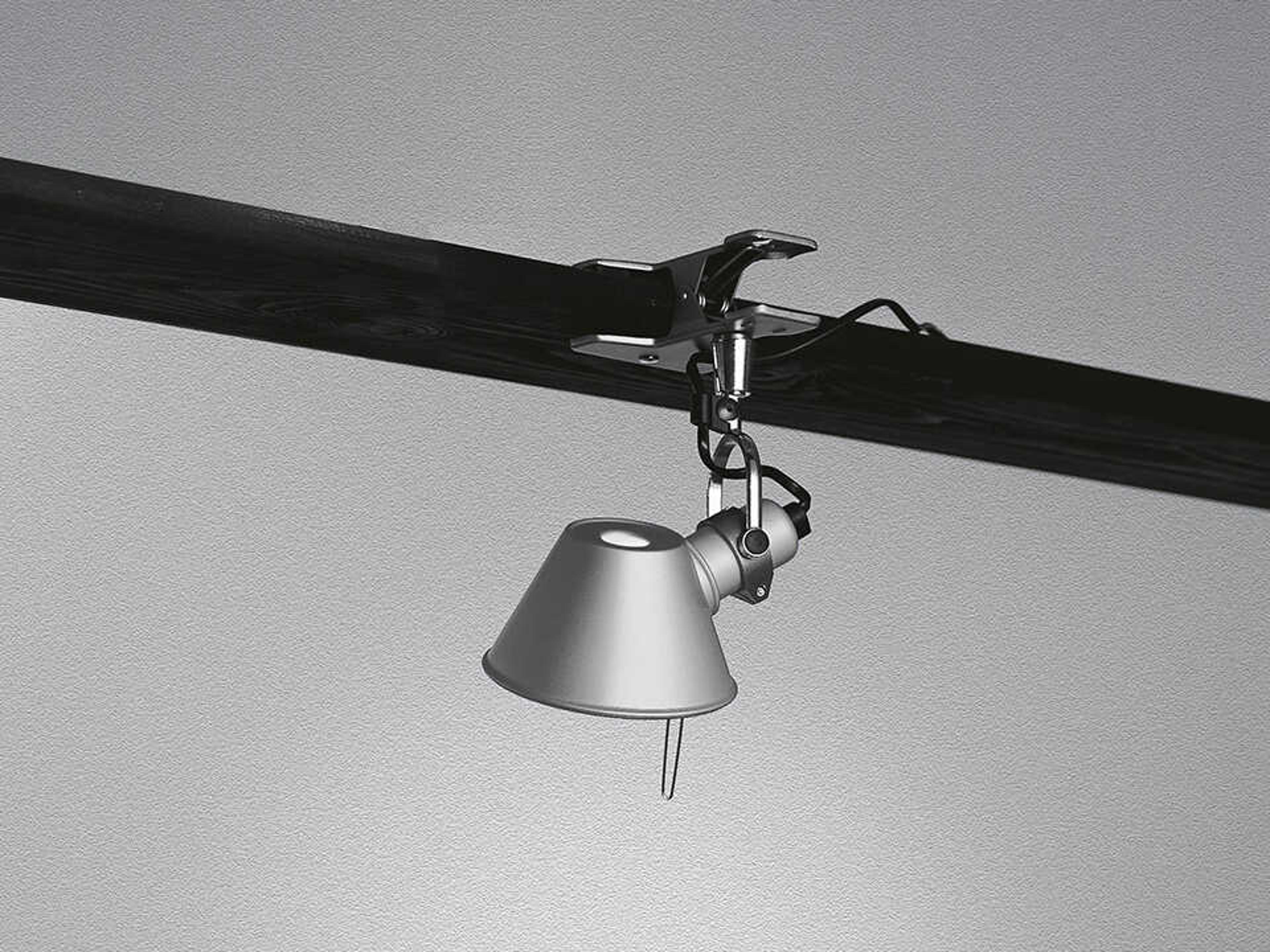 Artemide Tolomeo Micro Aluminum Silver Spot Light