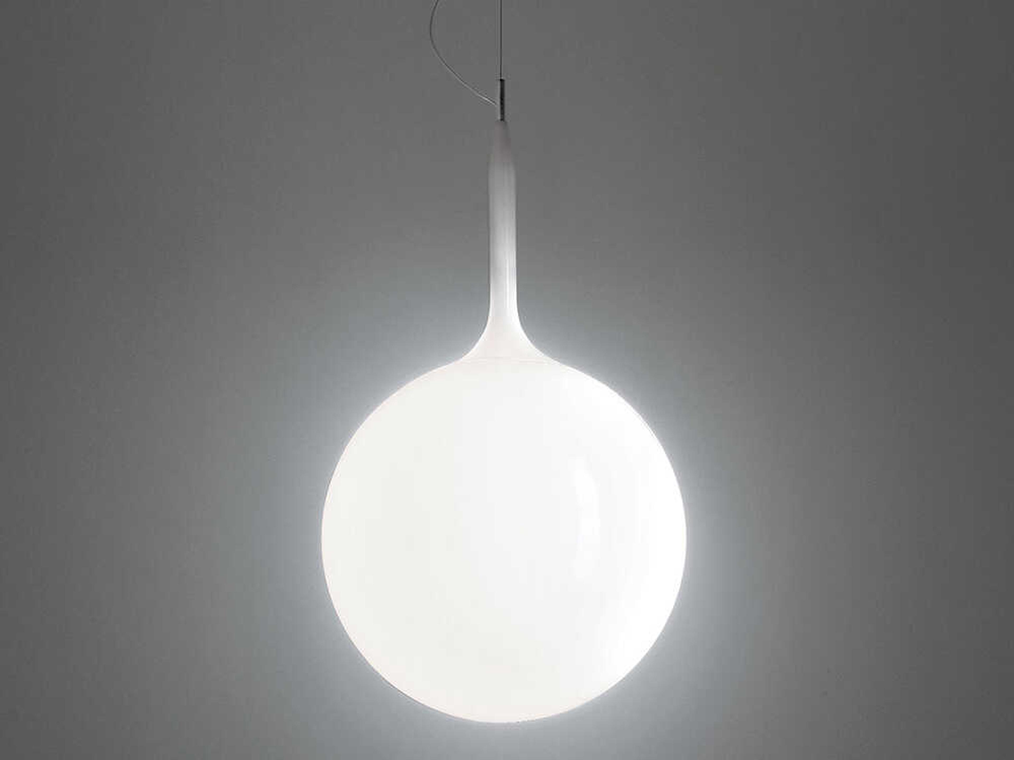 Artemide Castore White Globe Pendant