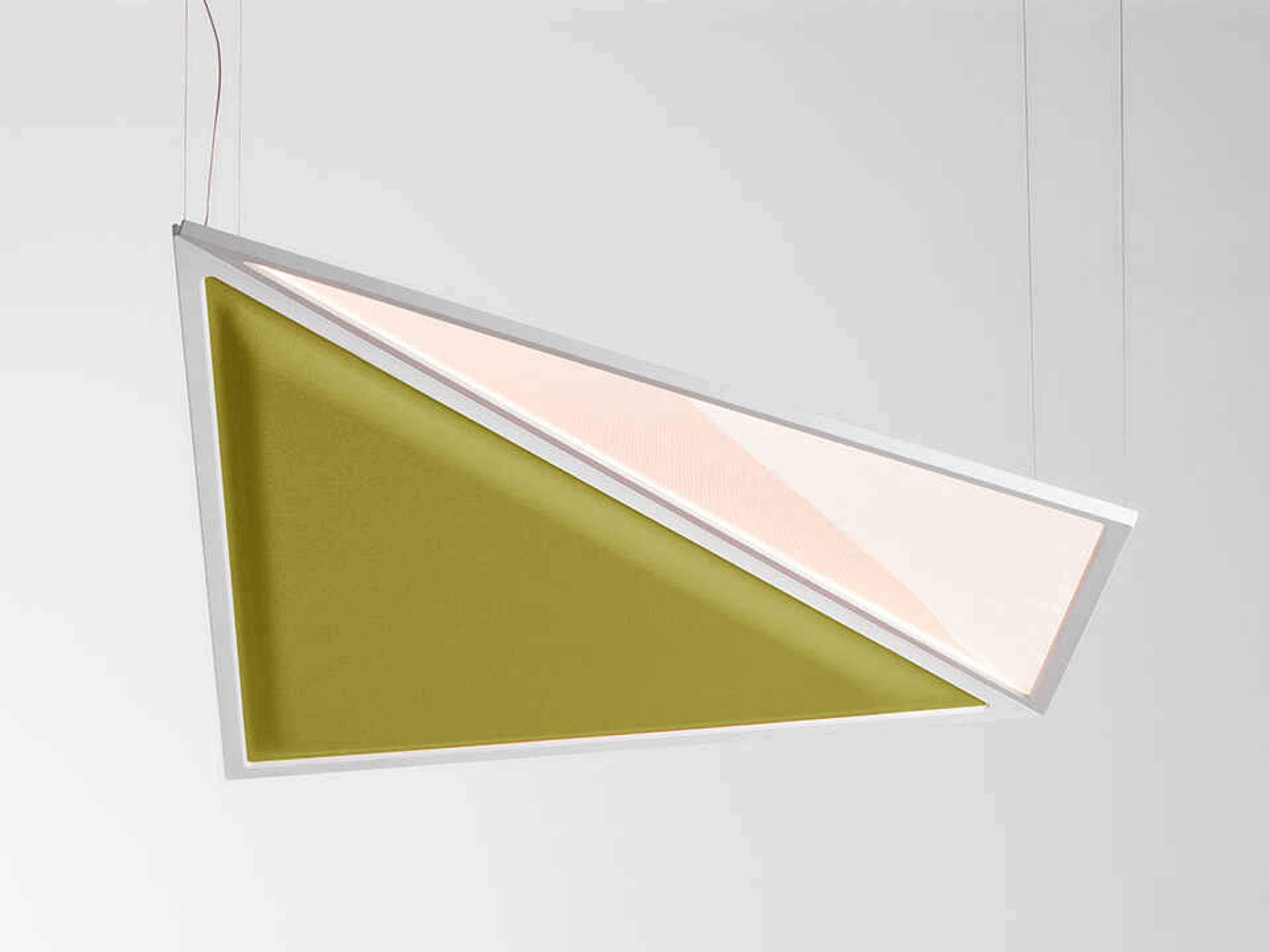 Artemide Flexia Green Geometric Pendant