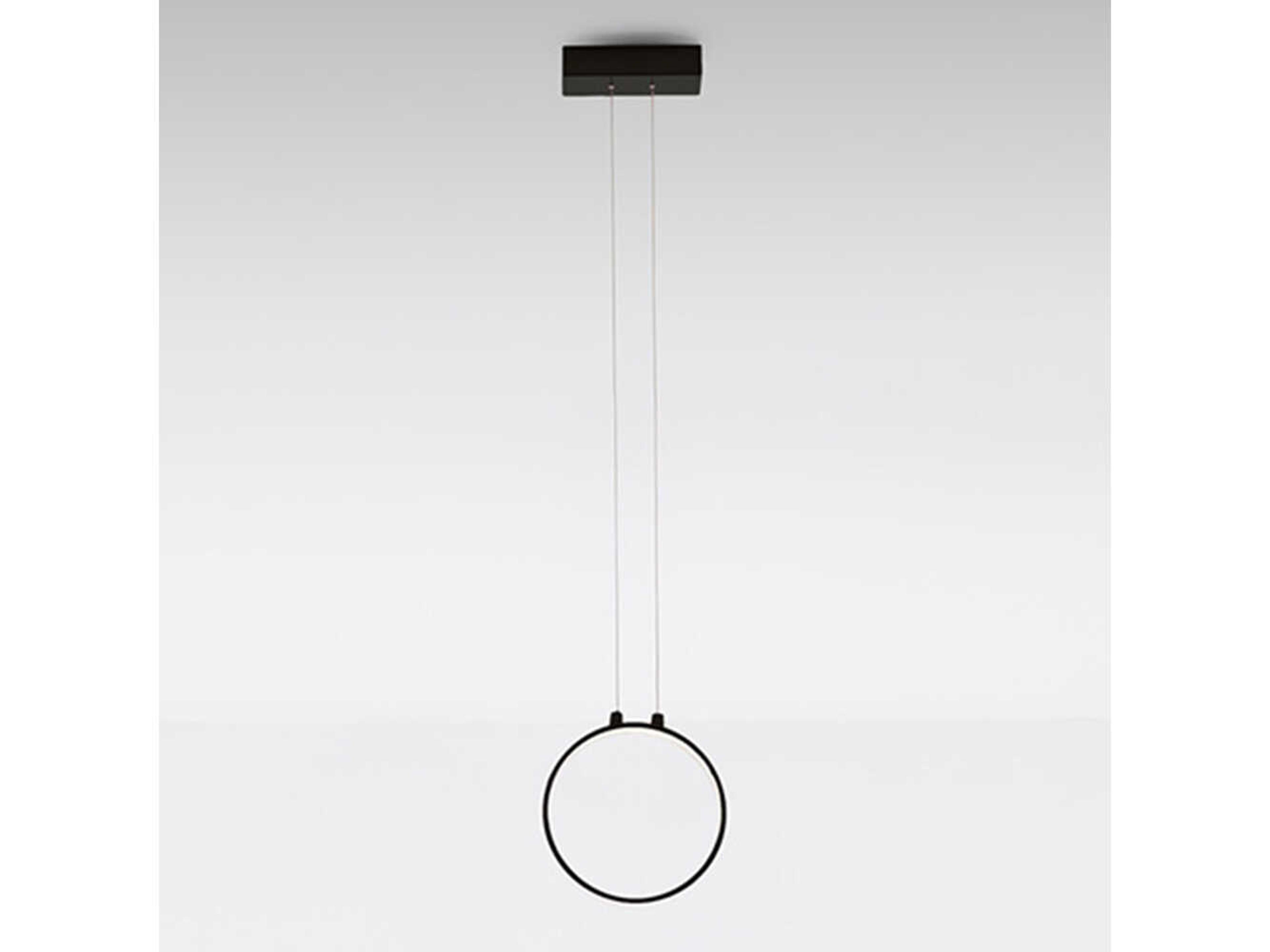Artemide Eclittica Black Round Mini Pendant