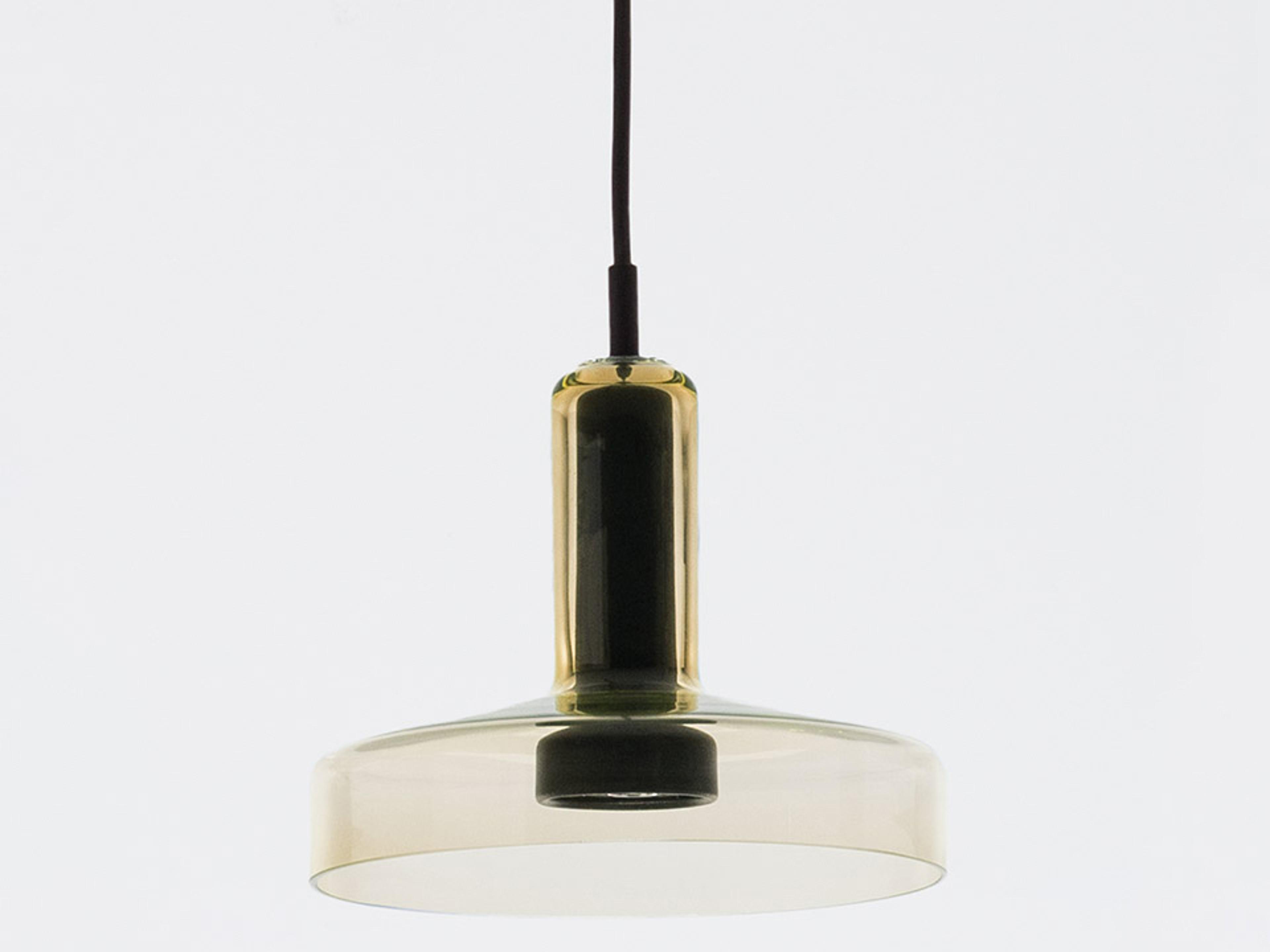 Artemide Stab Green Amber Clear Round Mini Pendant