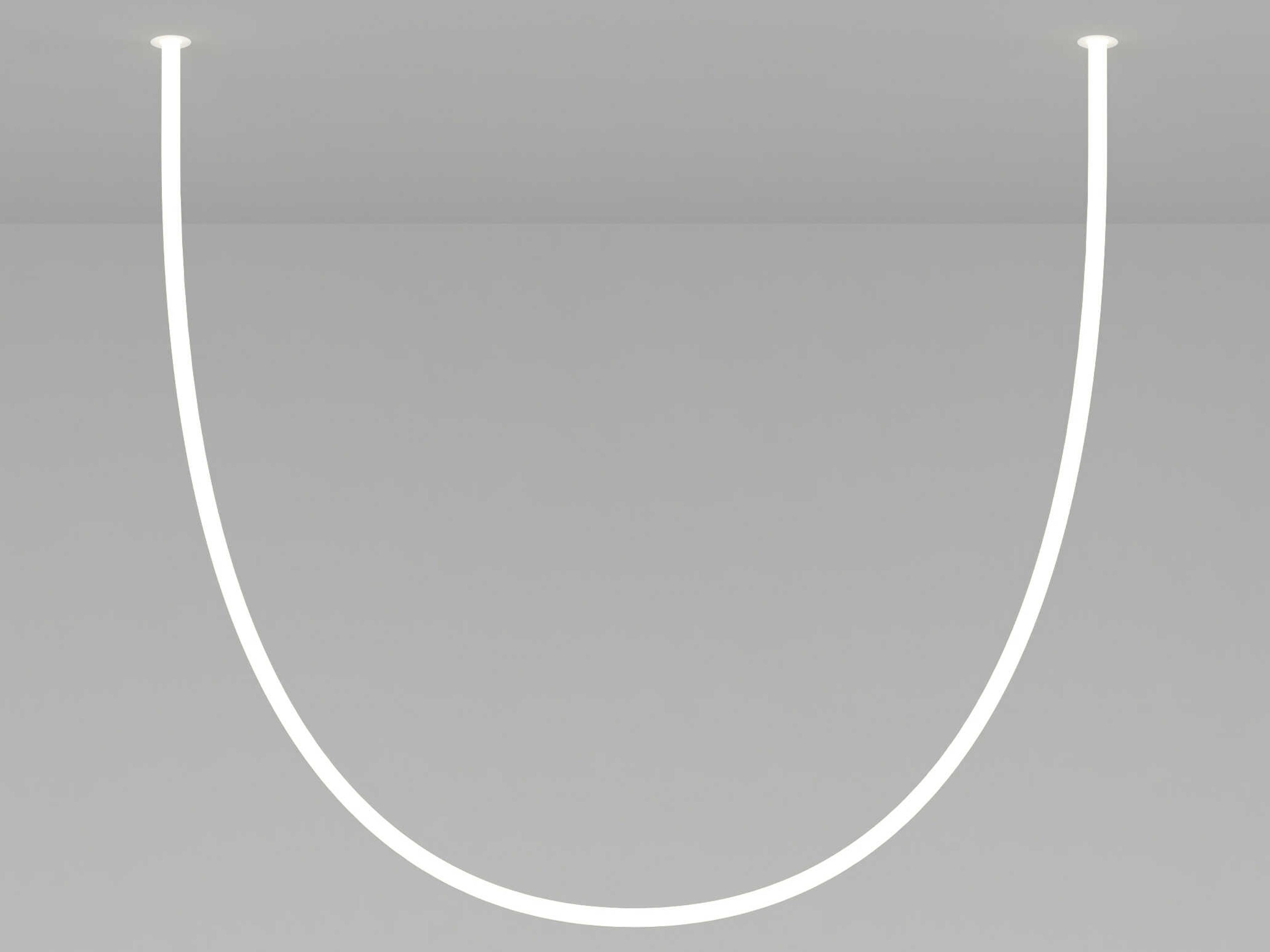 Artemide La Linea White Linear Flush Mount