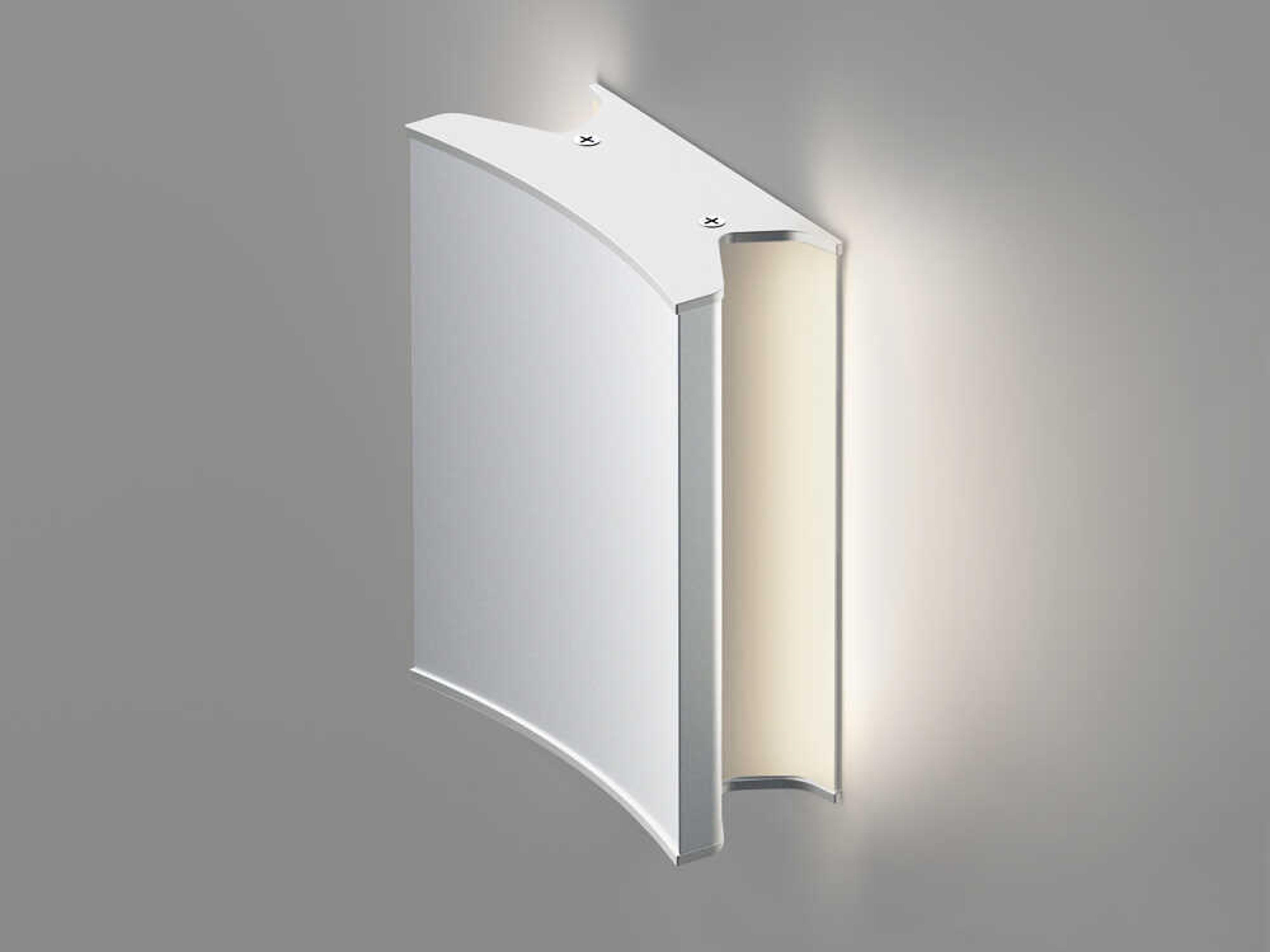 Artemide Lineacurve Mini White Dual Wall Sconce