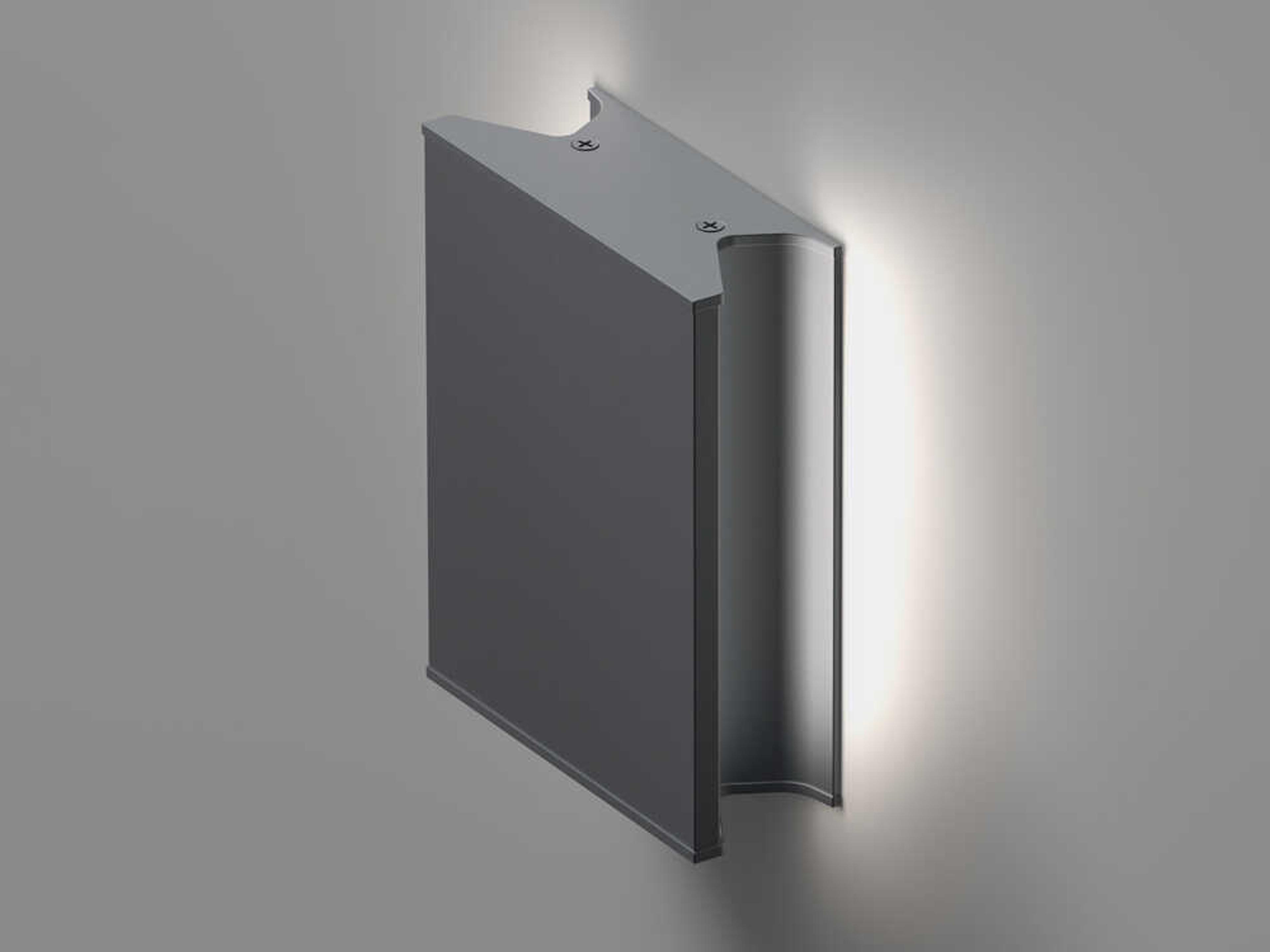 Artemide Lineaflat Mini Anthracite Grey Mono Wall Sconce