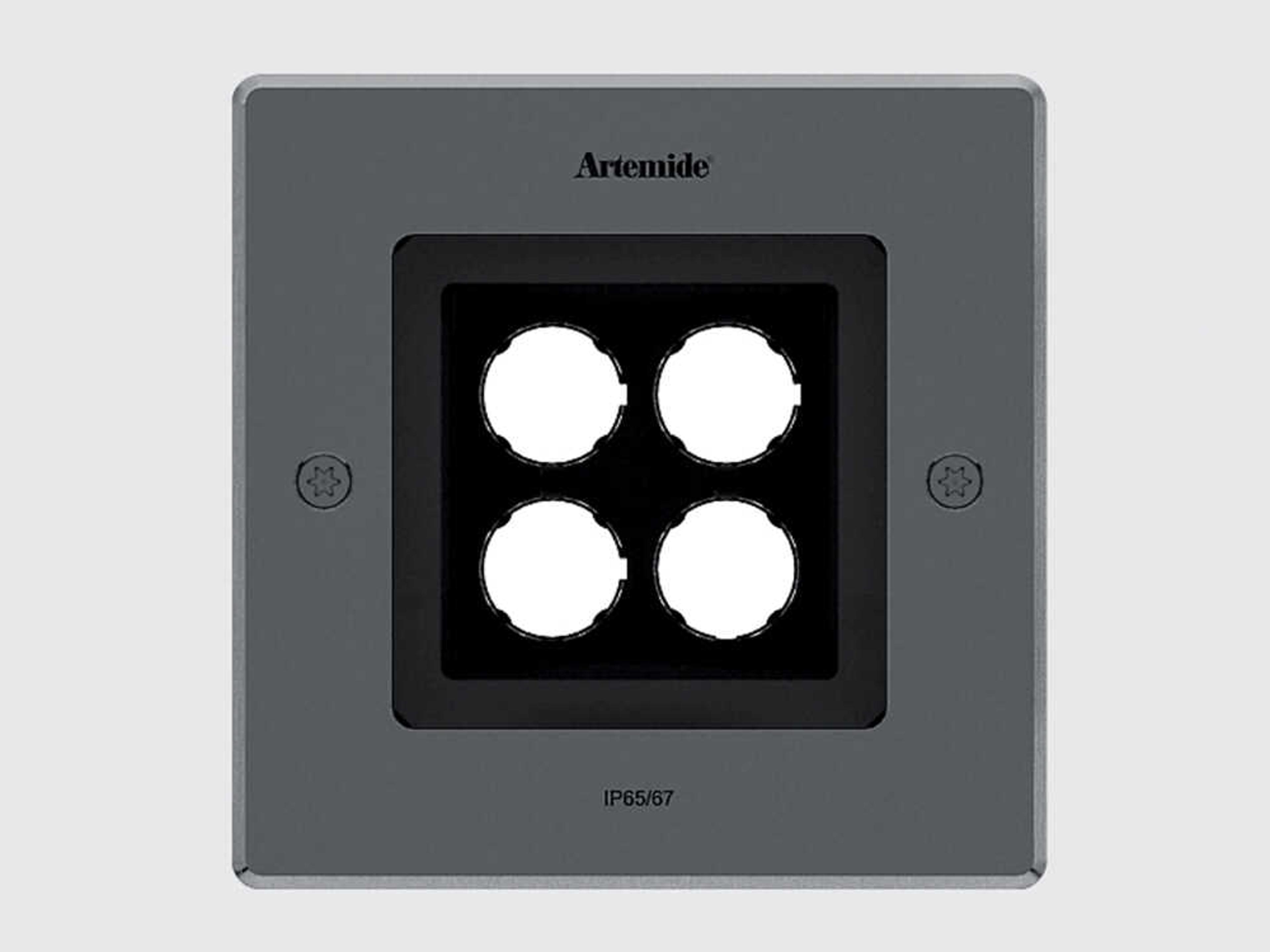 Artemide Ego Downlight Stainless Steel Flush Mount