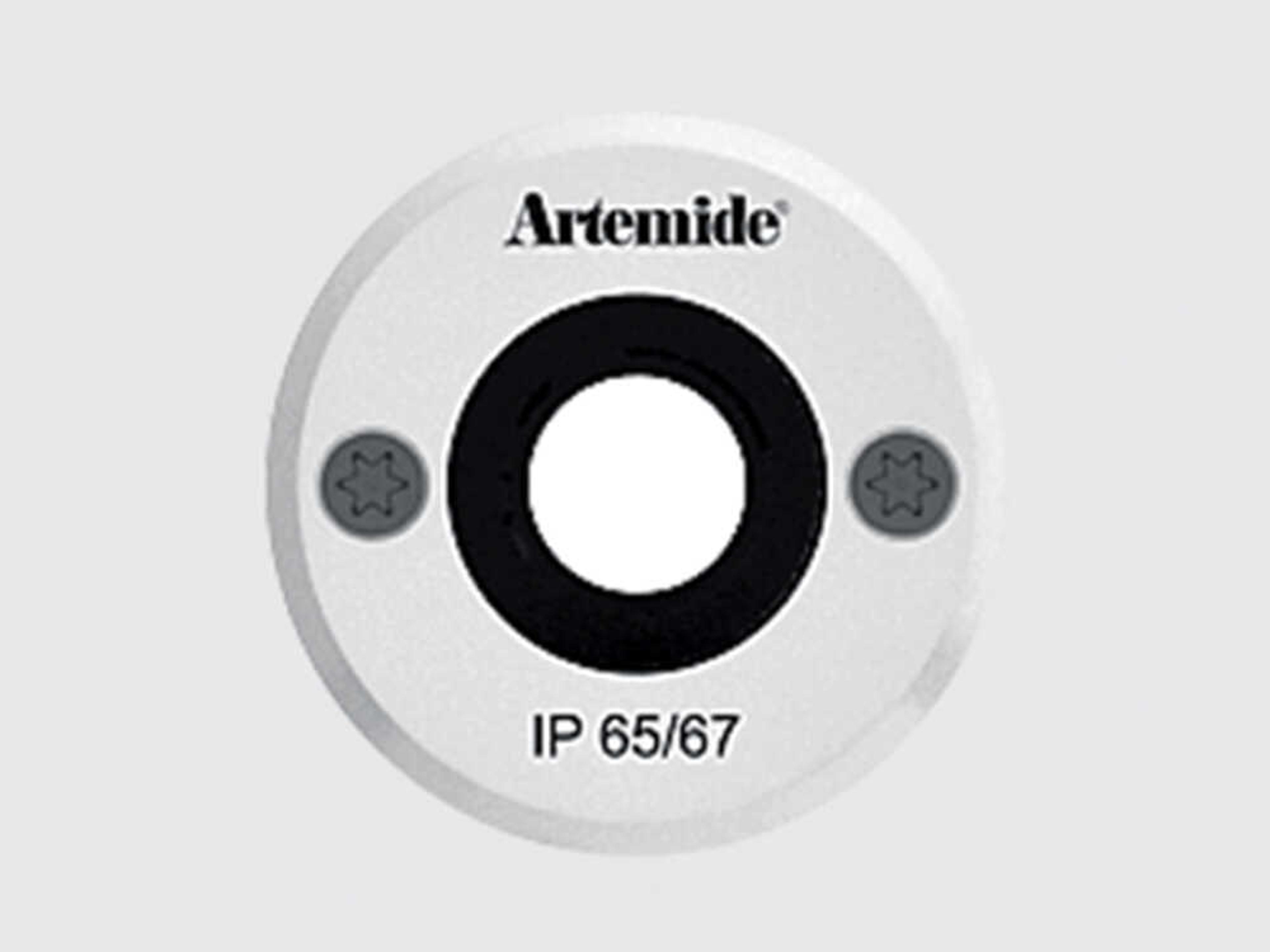 Artemide Ego Downlight White Round Flush Mount