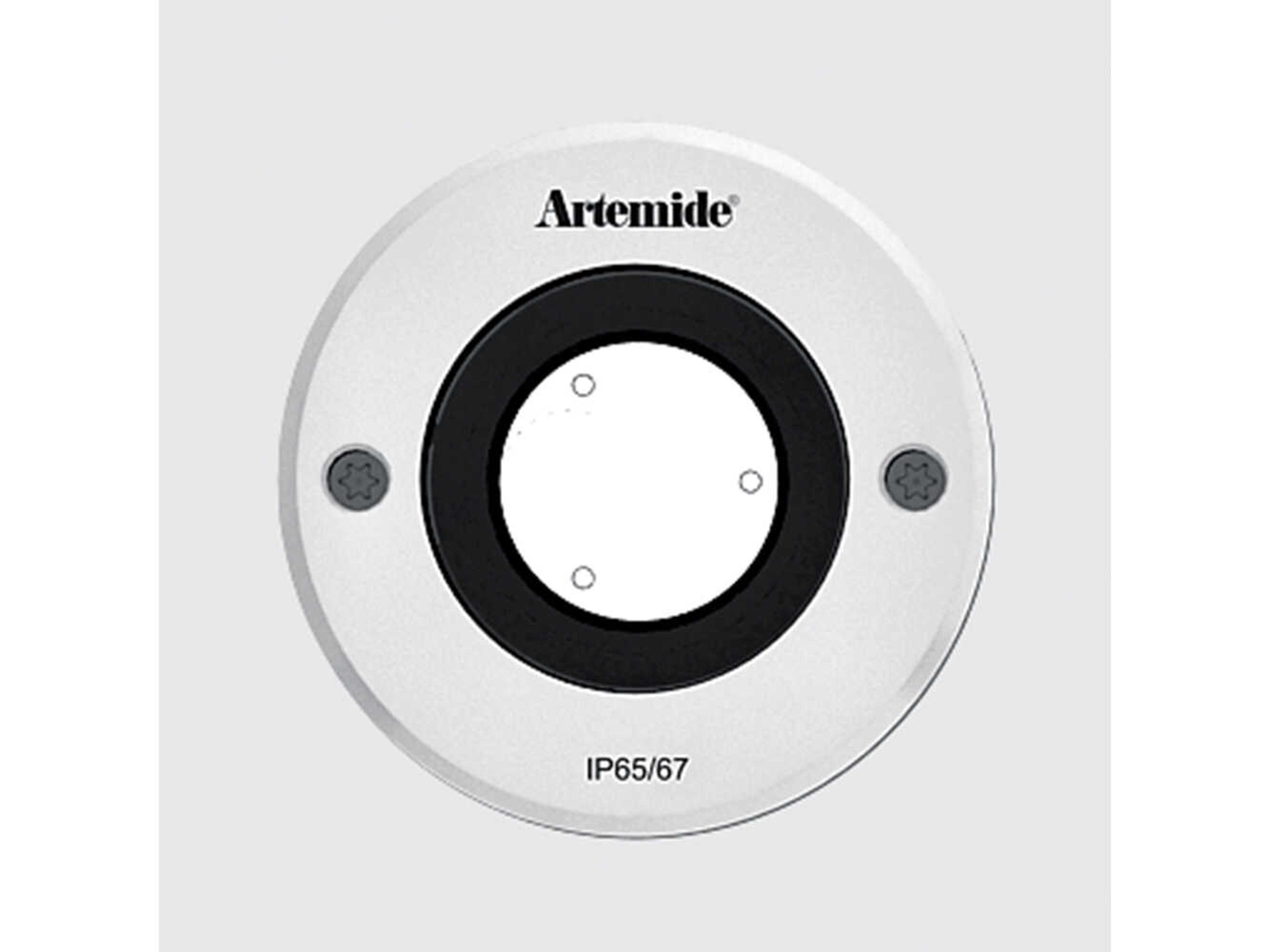 Artemide Ego Downlight White Round Flush Mount