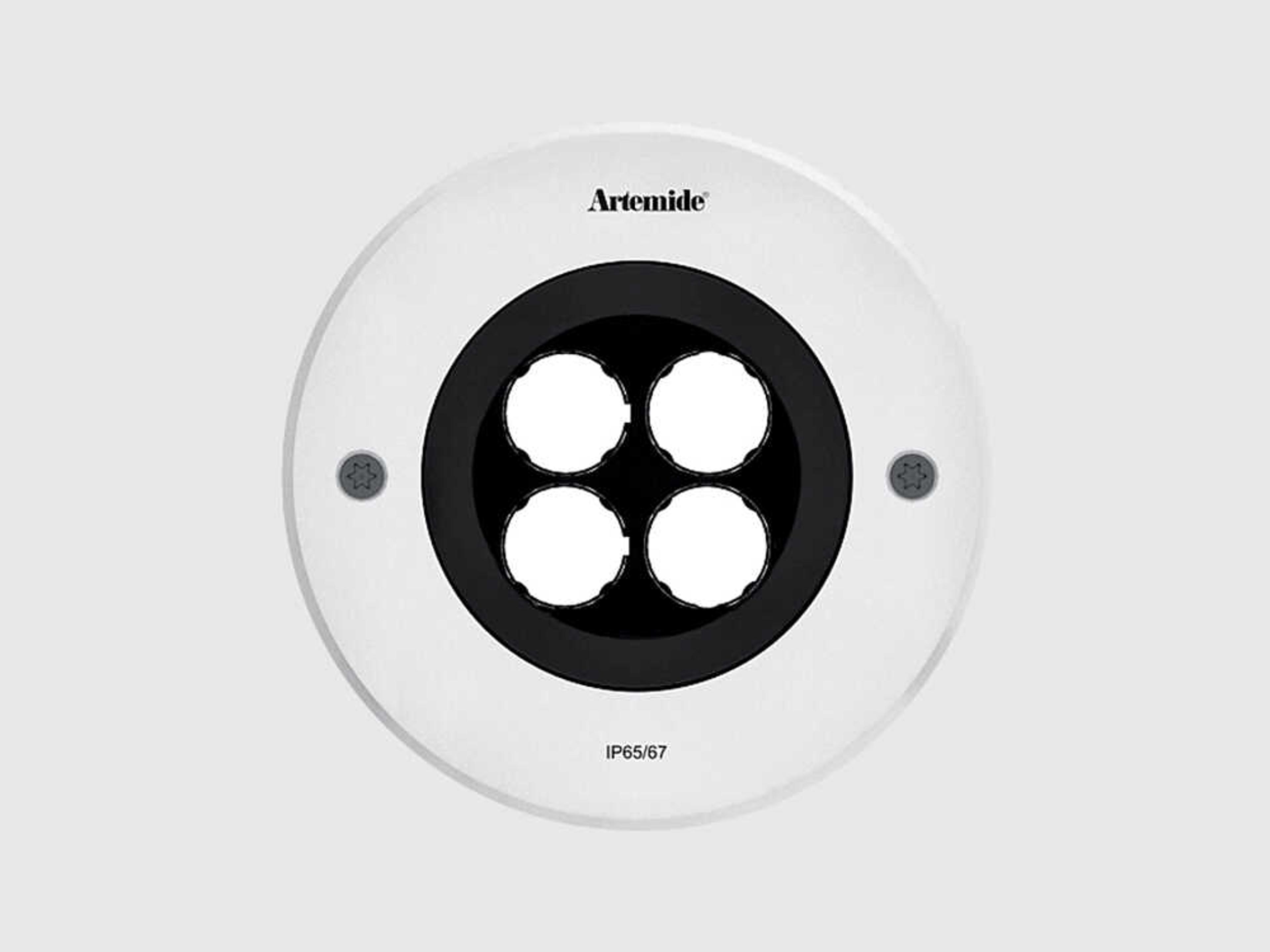 Artemide Ego Downlight White Round Flush Mount
