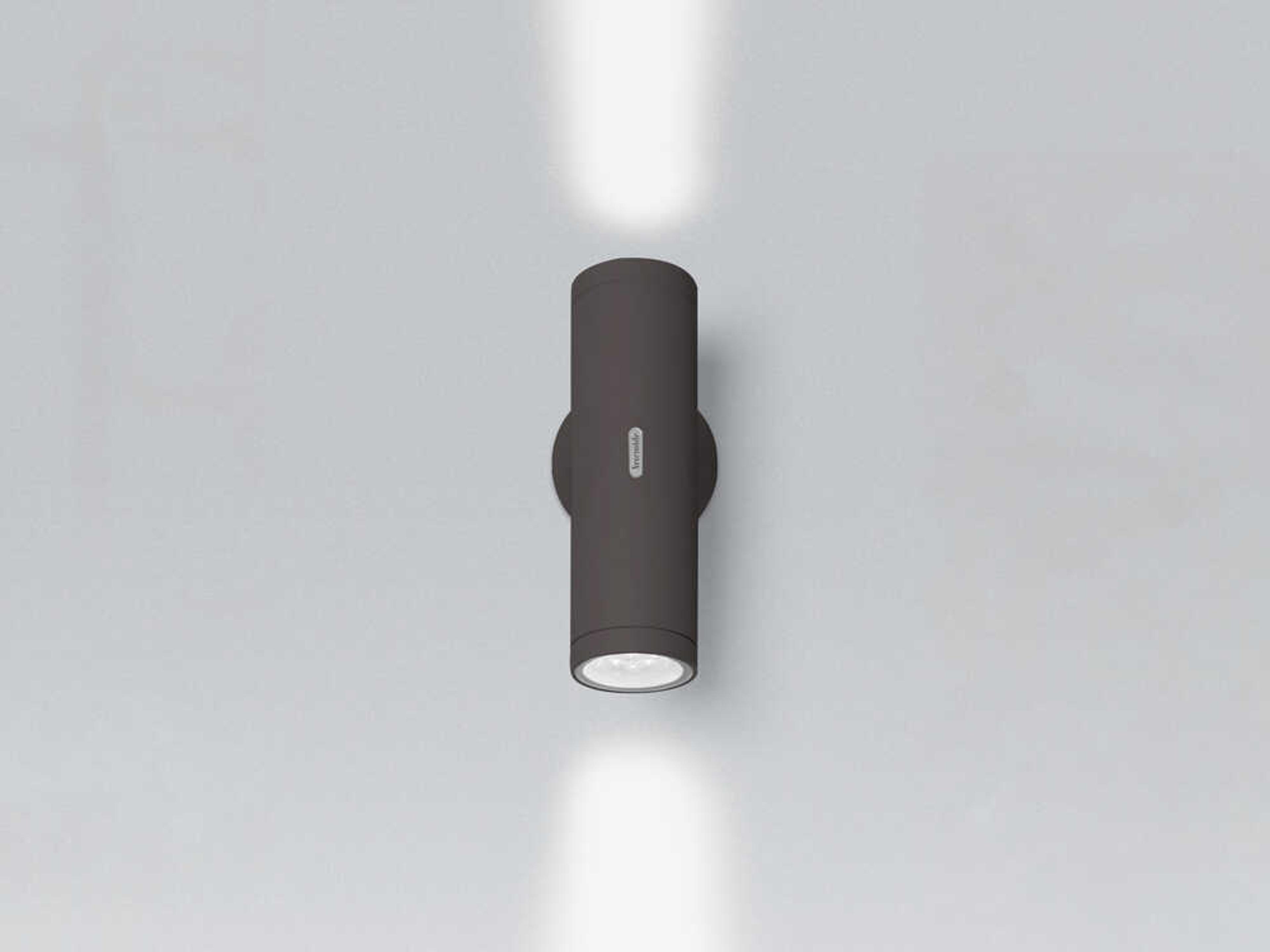 Artemide Calumet Anthracite Grey Black Wall Sconce