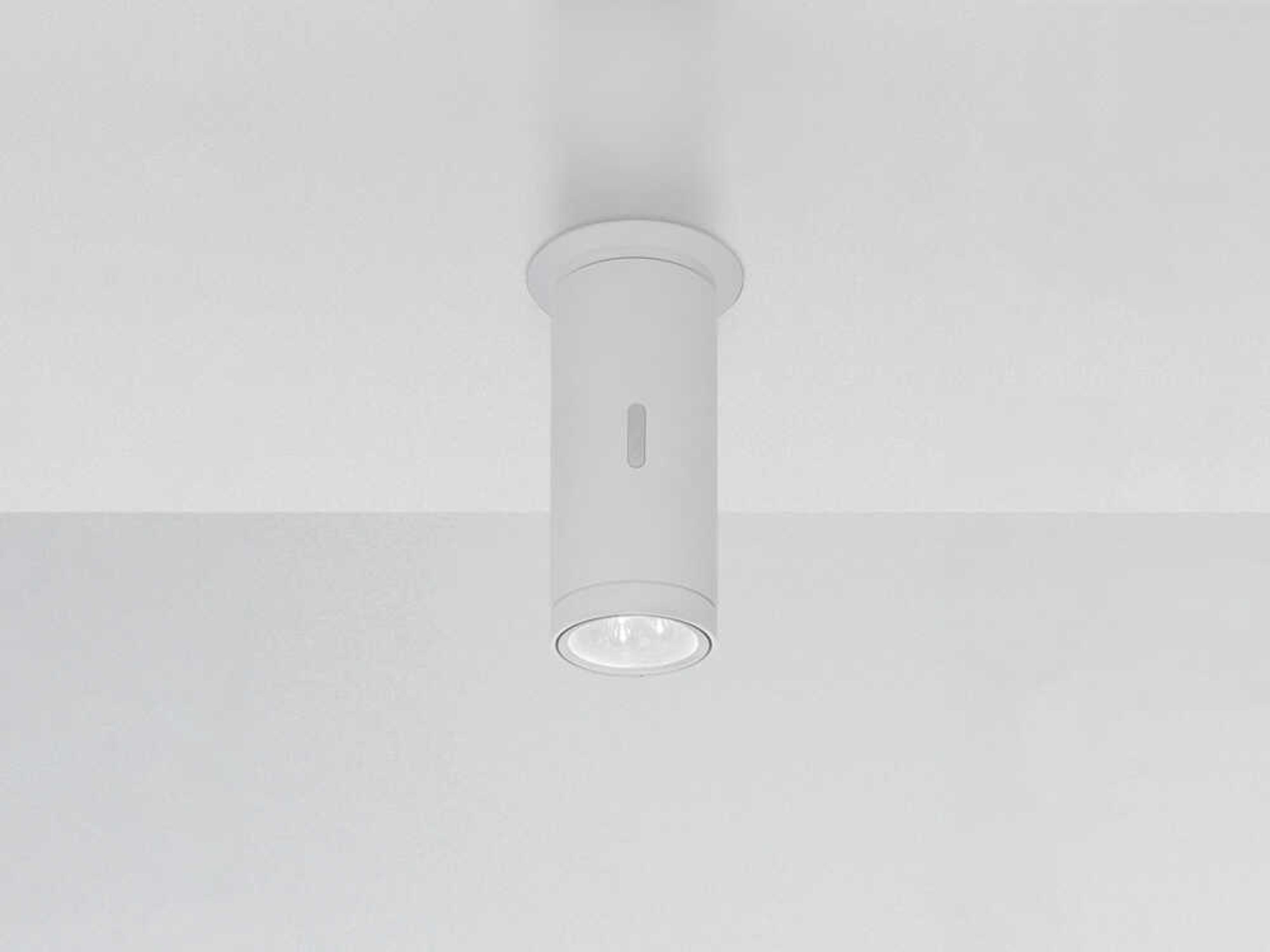 Artemide Calumet White Cylinder Flush Mount