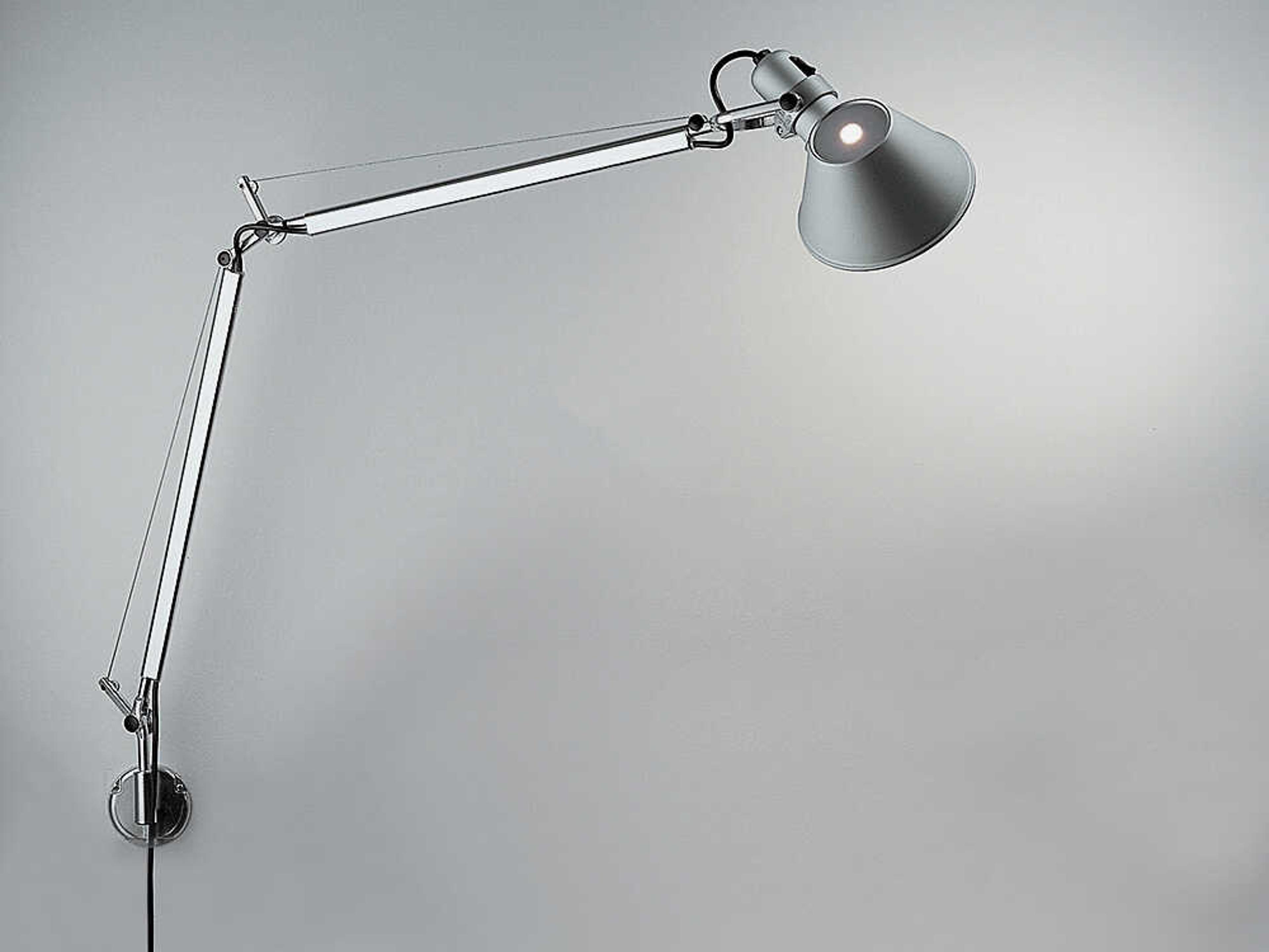 Artemide Tolomeo Classic Aluminum Steel Swing Wall Sconce