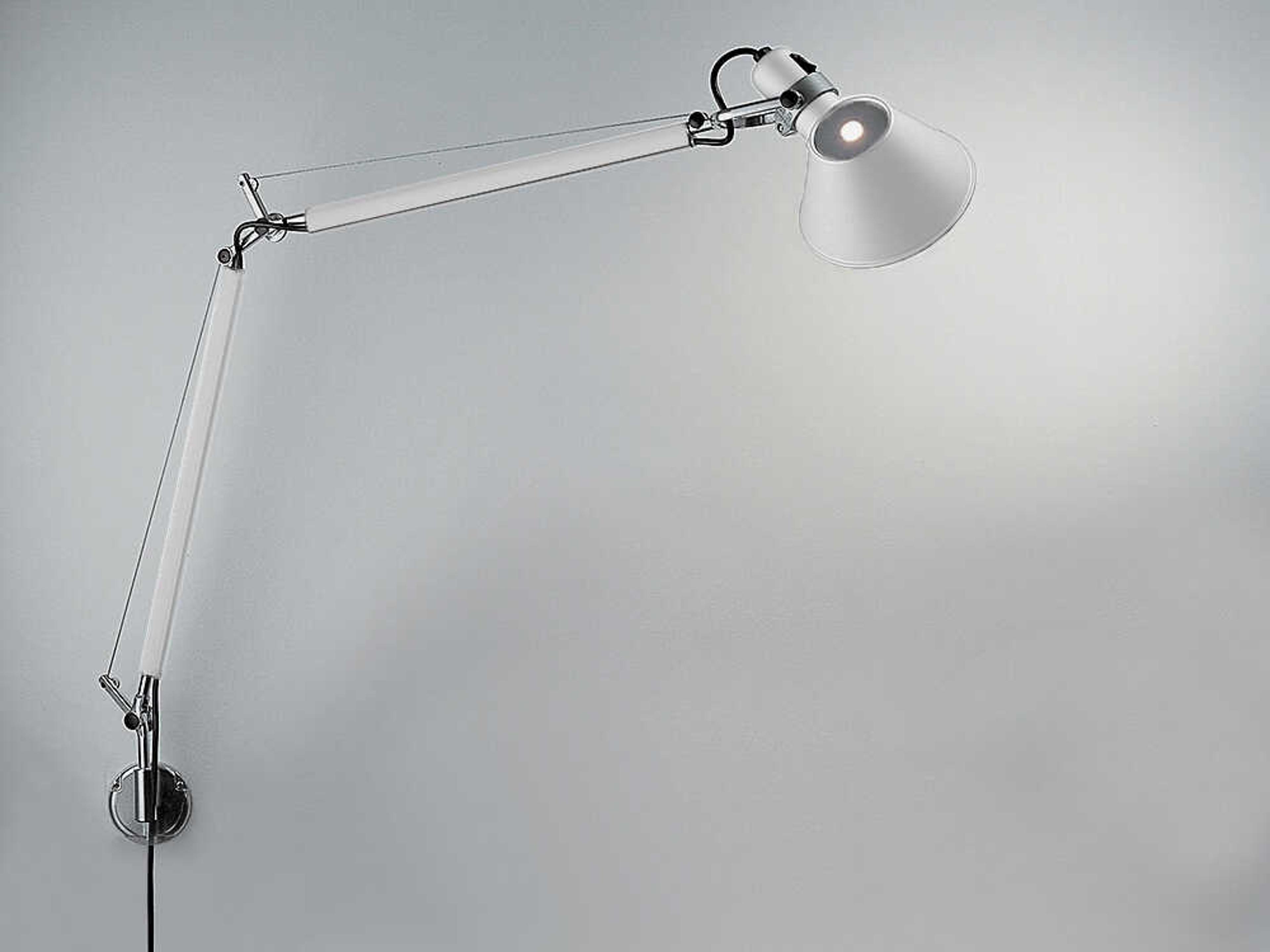Artemide Tolomeo Classic White Swing Wall Sconce