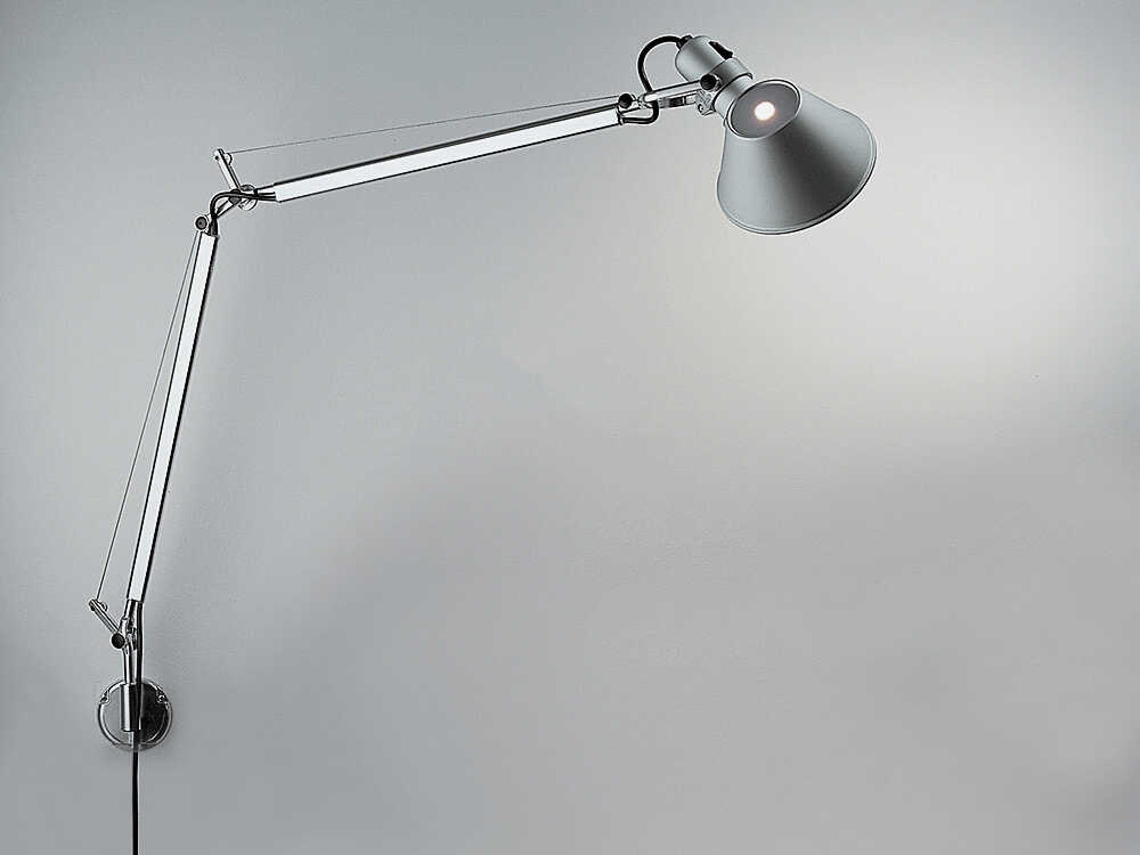Artemide Tolomeo Classic Aluminum Steel Swing Wall Sconce