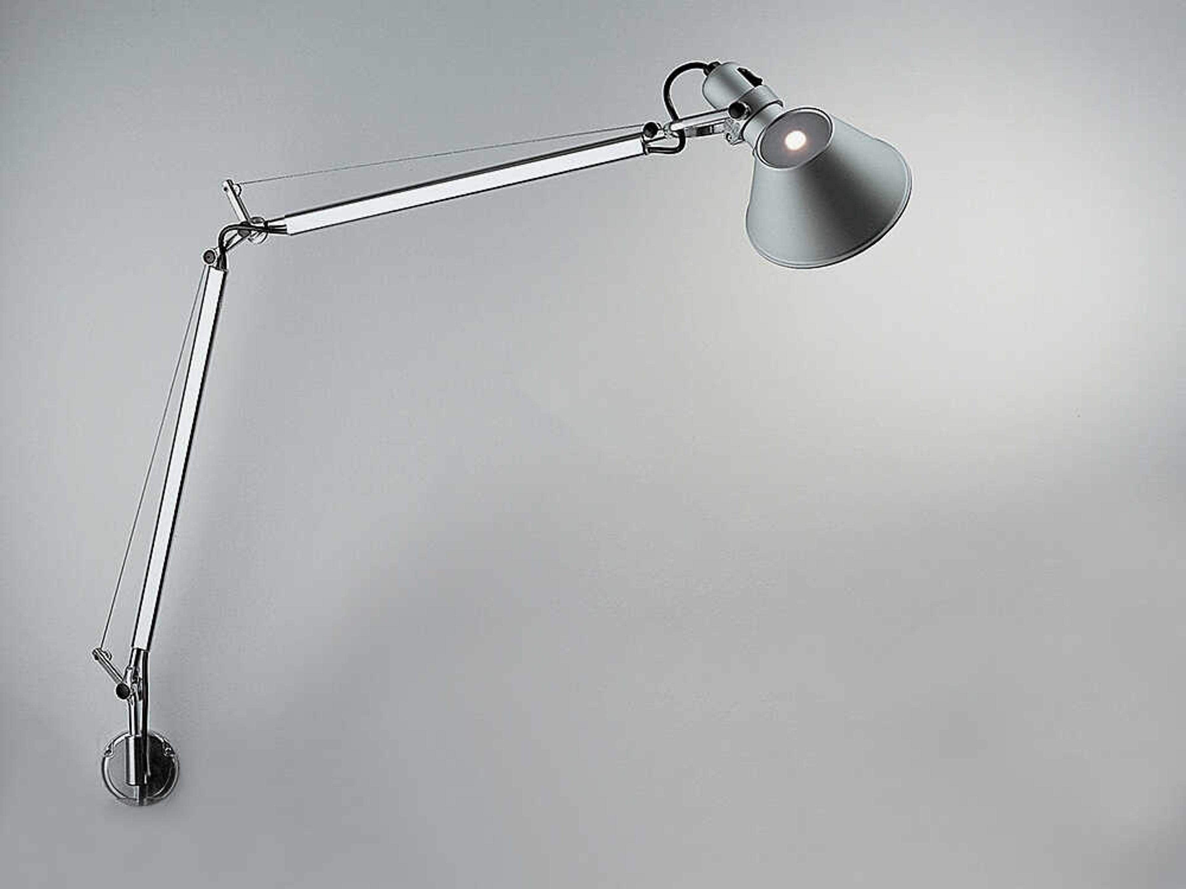 Artemide Tolomeo Classic Aluminum Steel Swing Wall Sconce