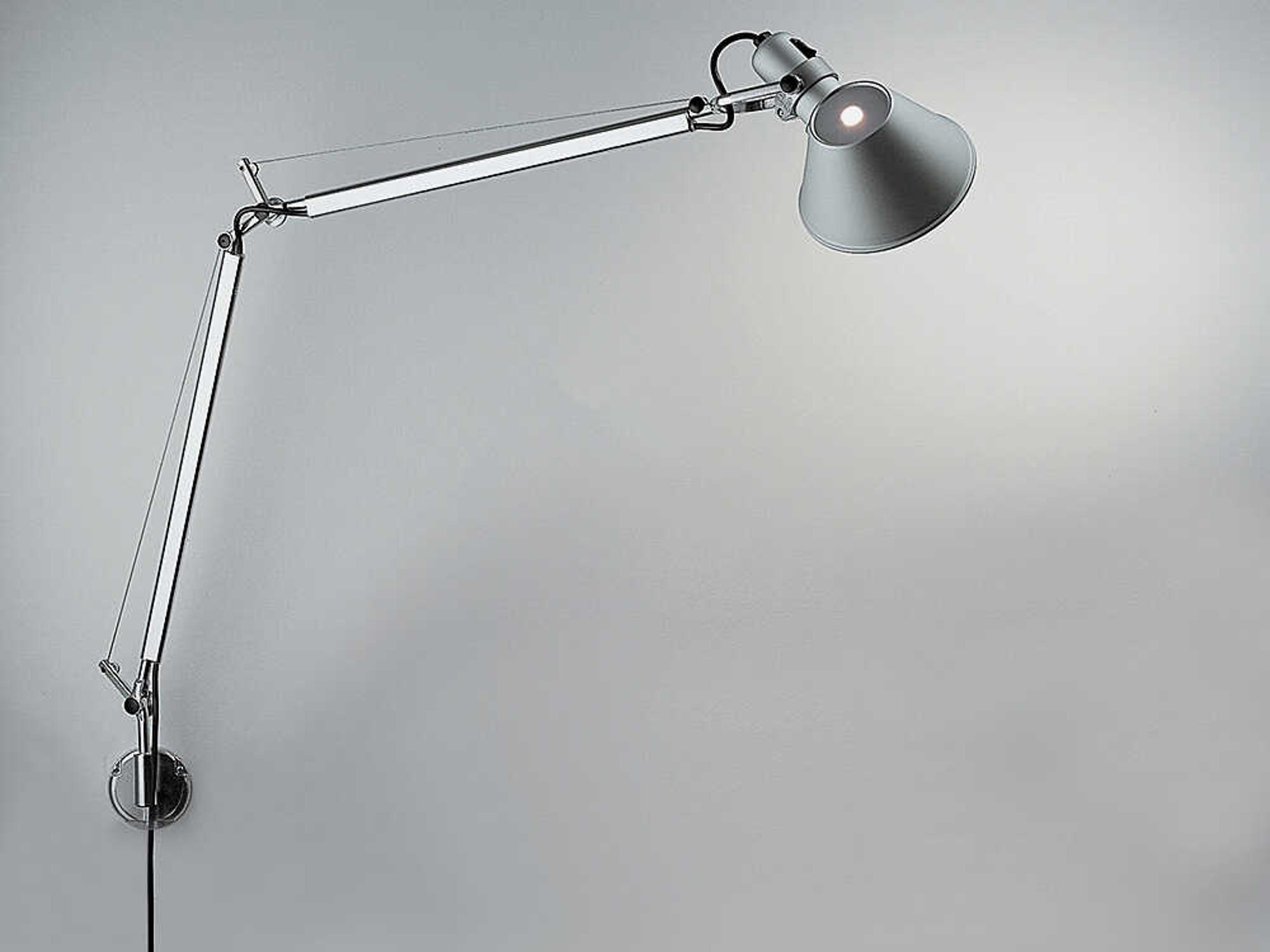 Artemide Tolomeo Classic Aluminum Steel Swing Wall Sconce
