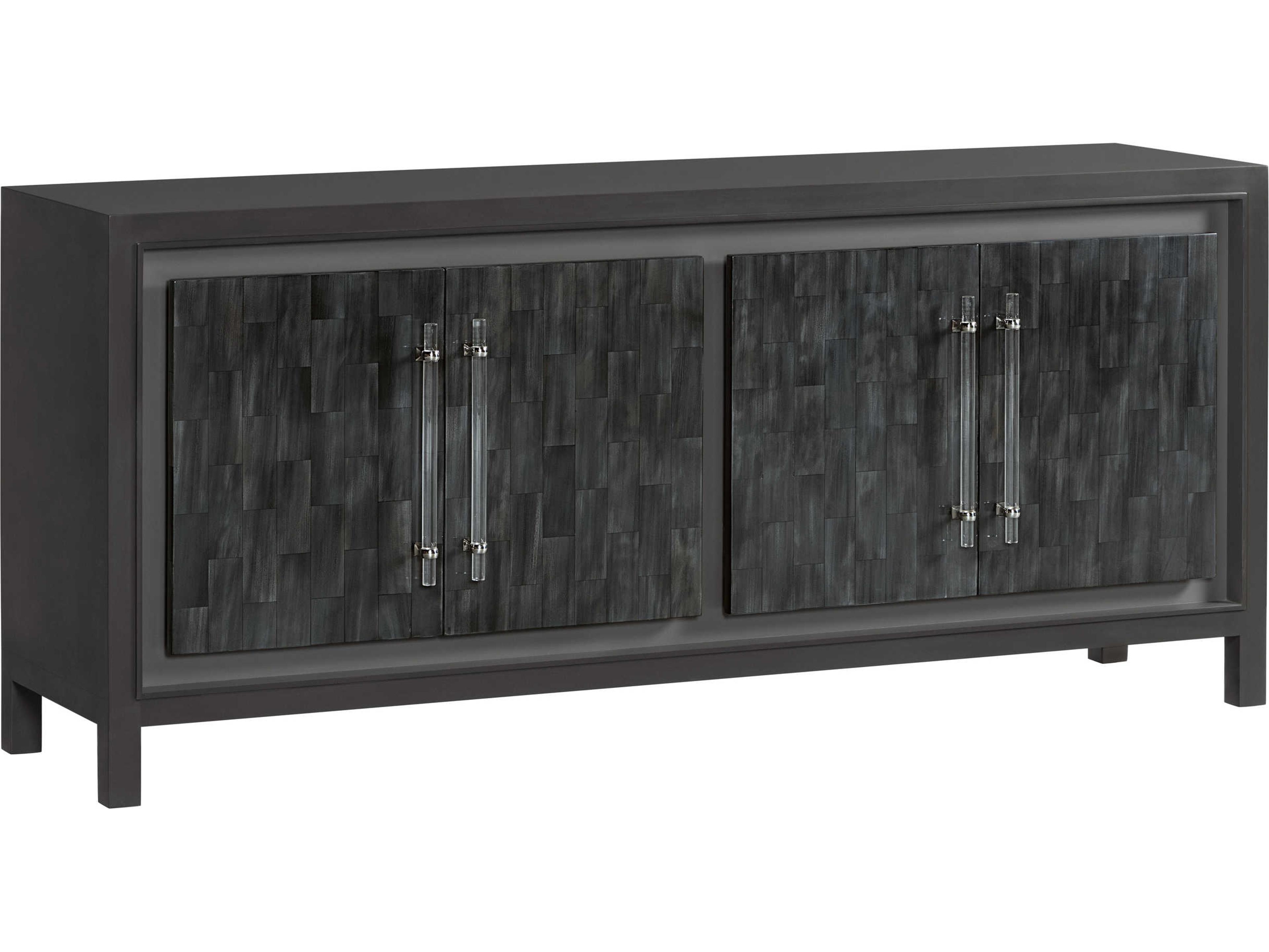 Artistica Signature Designs Elation 68" Dark Gray Bone Media Console