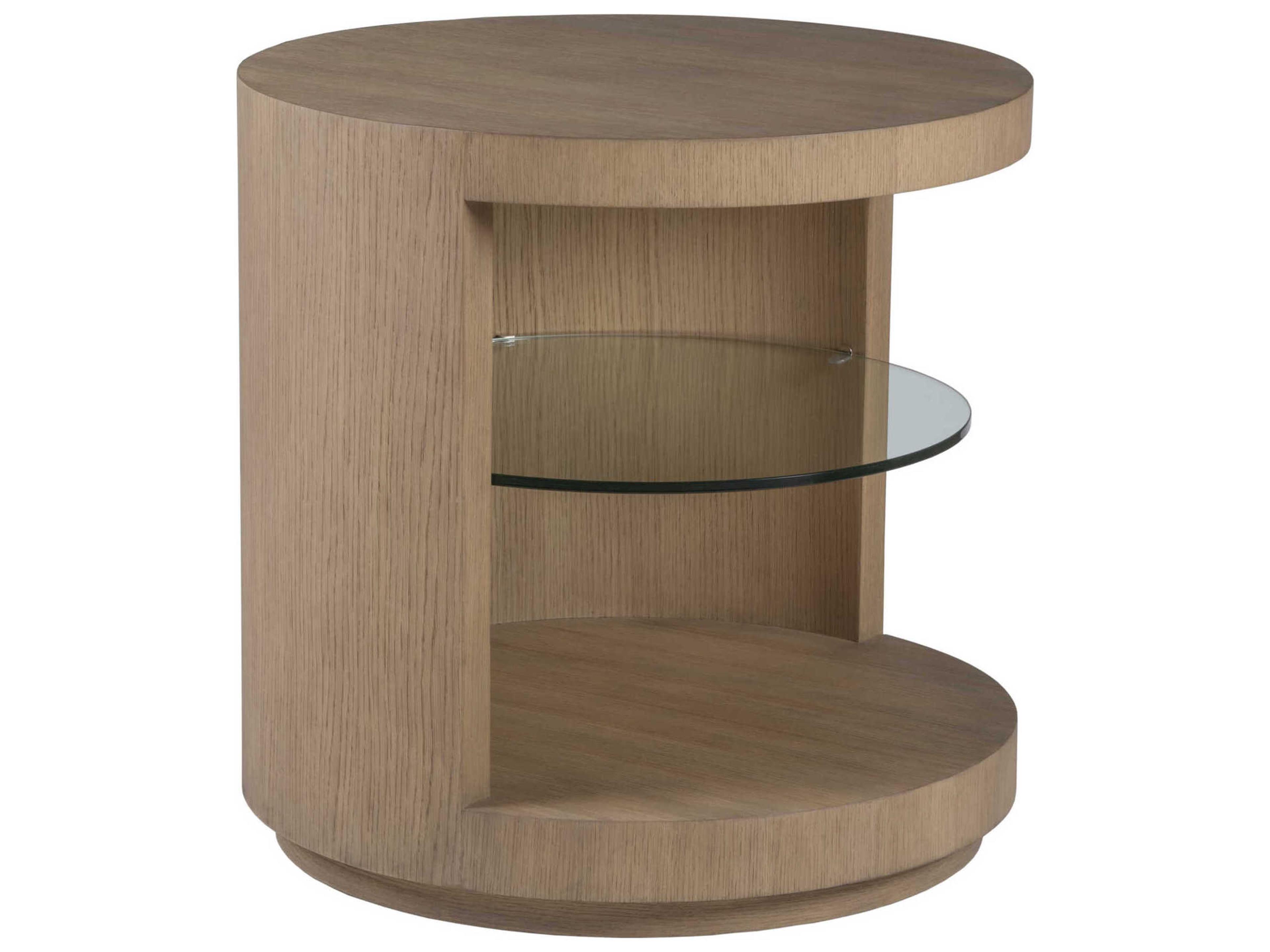Artistica Simpatico Round Wood End Table
