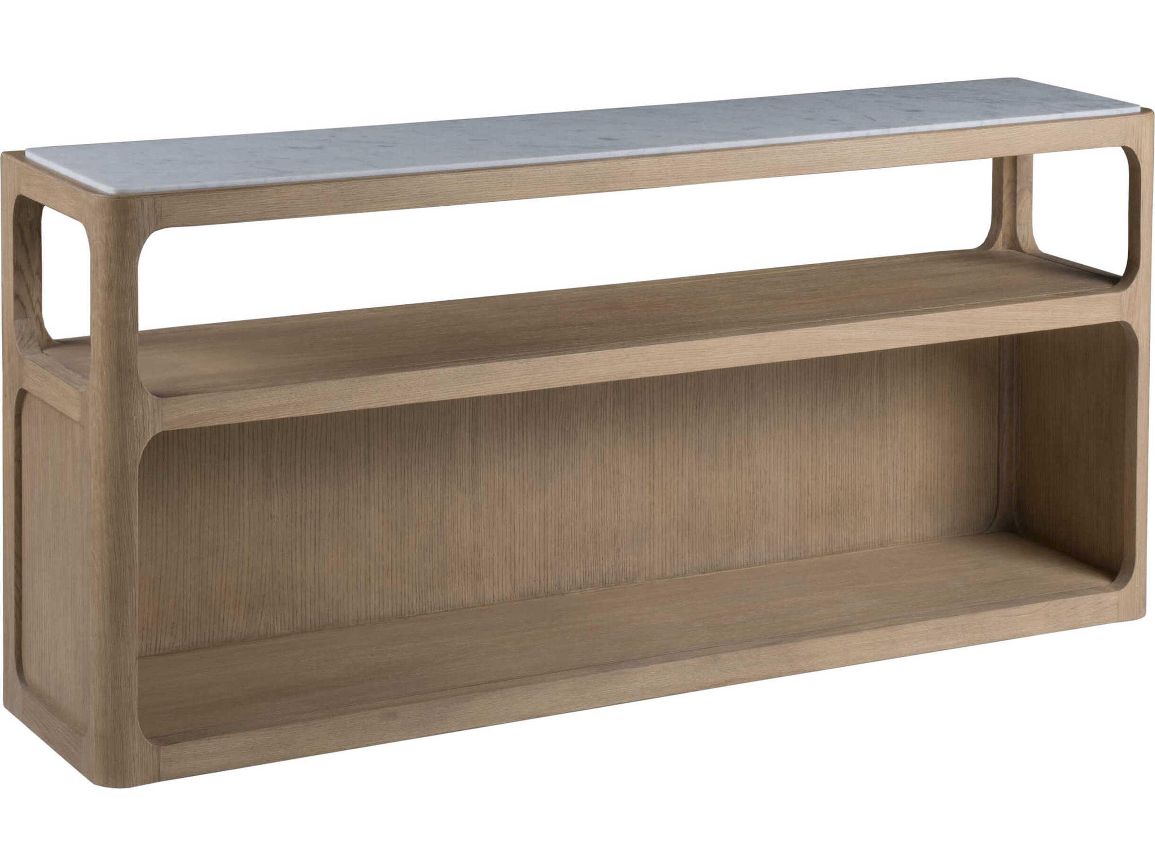 Artistica Simpatico Rectangular Marble Console Table