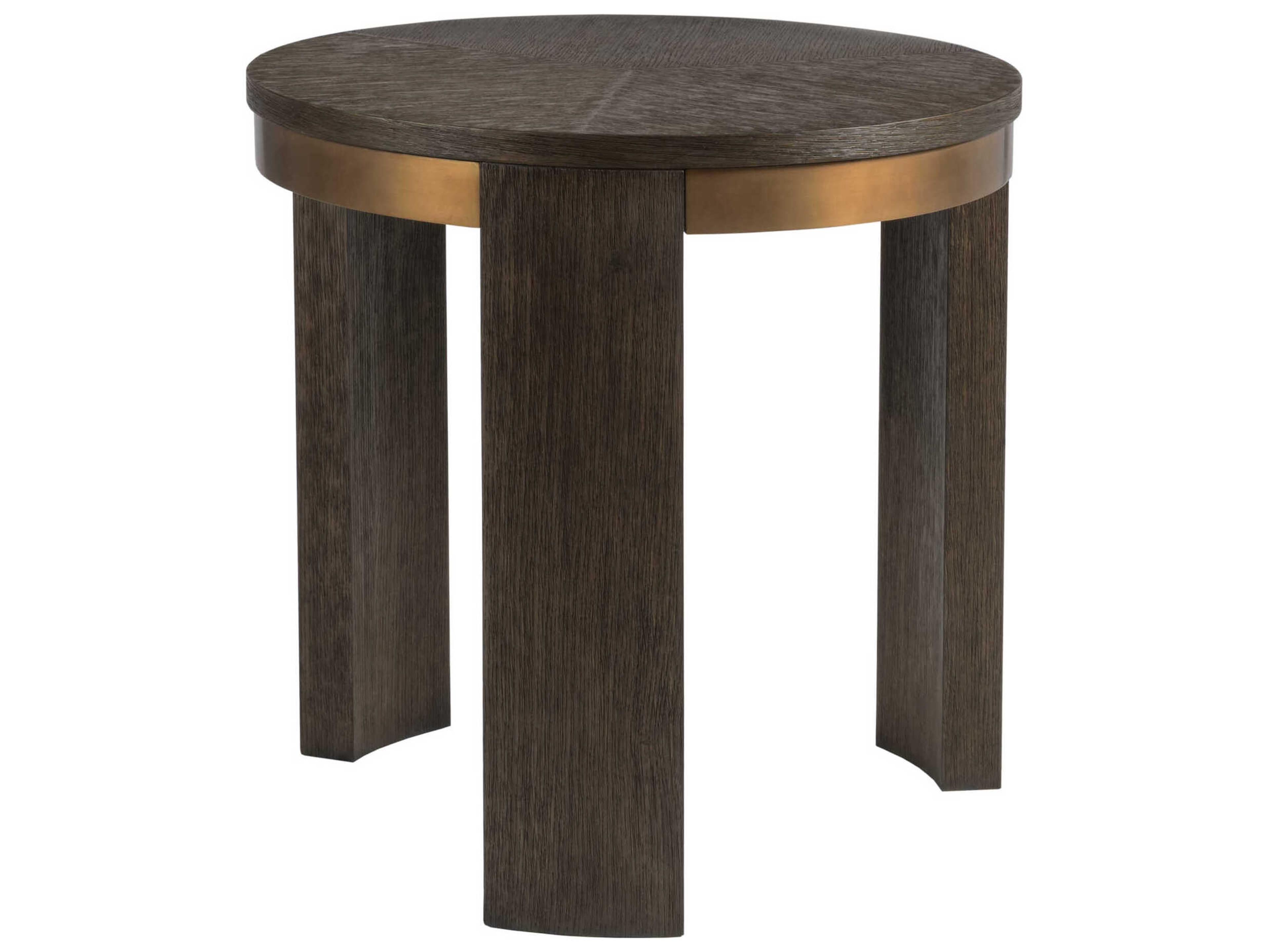 Artistica Andare Round Wood End Table