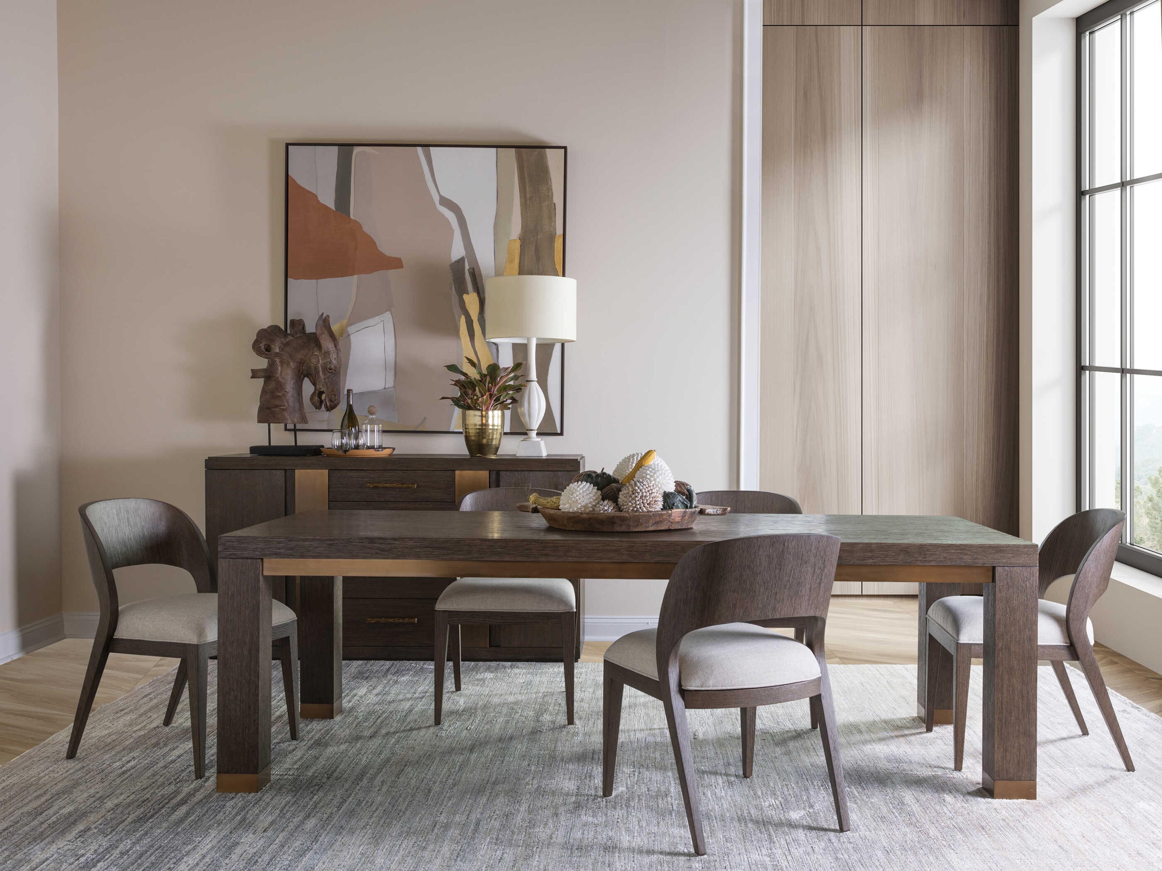 Artistica Andare Oak Wood Dining Room Set