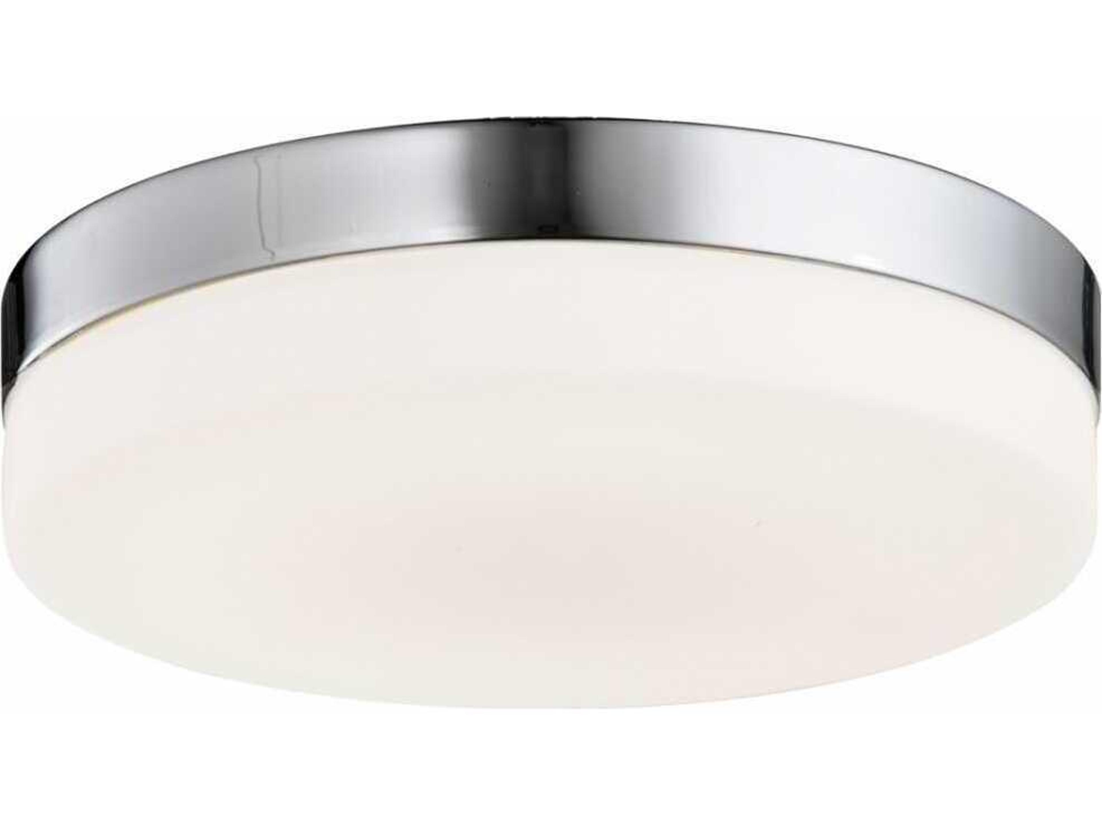 Avenue Lighting Cermack St Brushed Nickel Round Flush Mount
